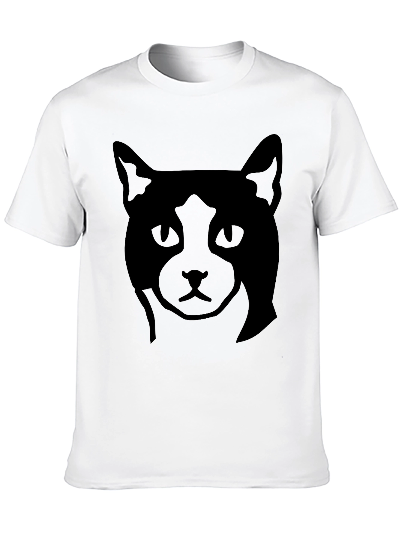 Cool Cat Graphic Tee - Black Cotton Casual Wear