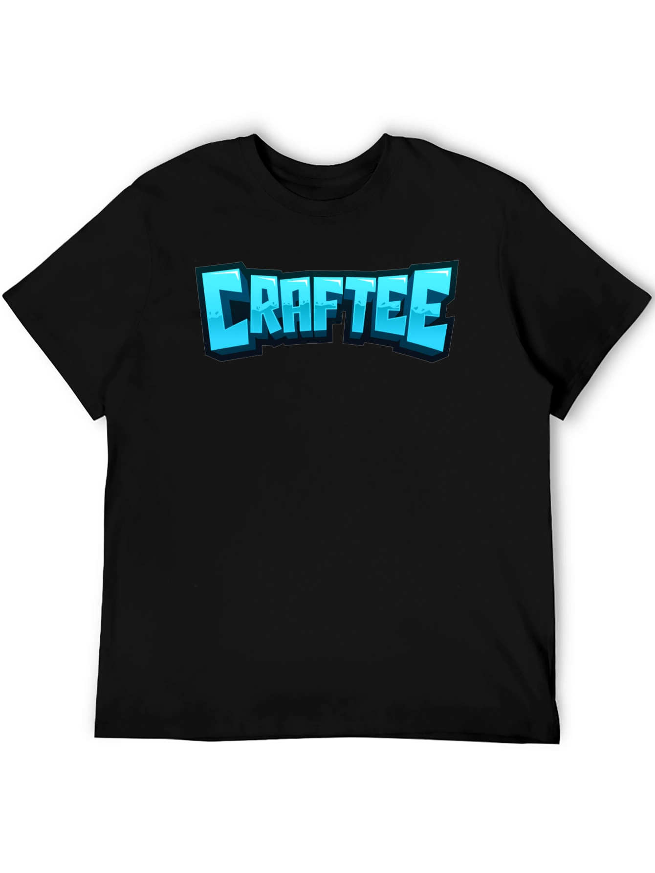 CRAFTEE Black Graphic T-Shirt - Casual Style