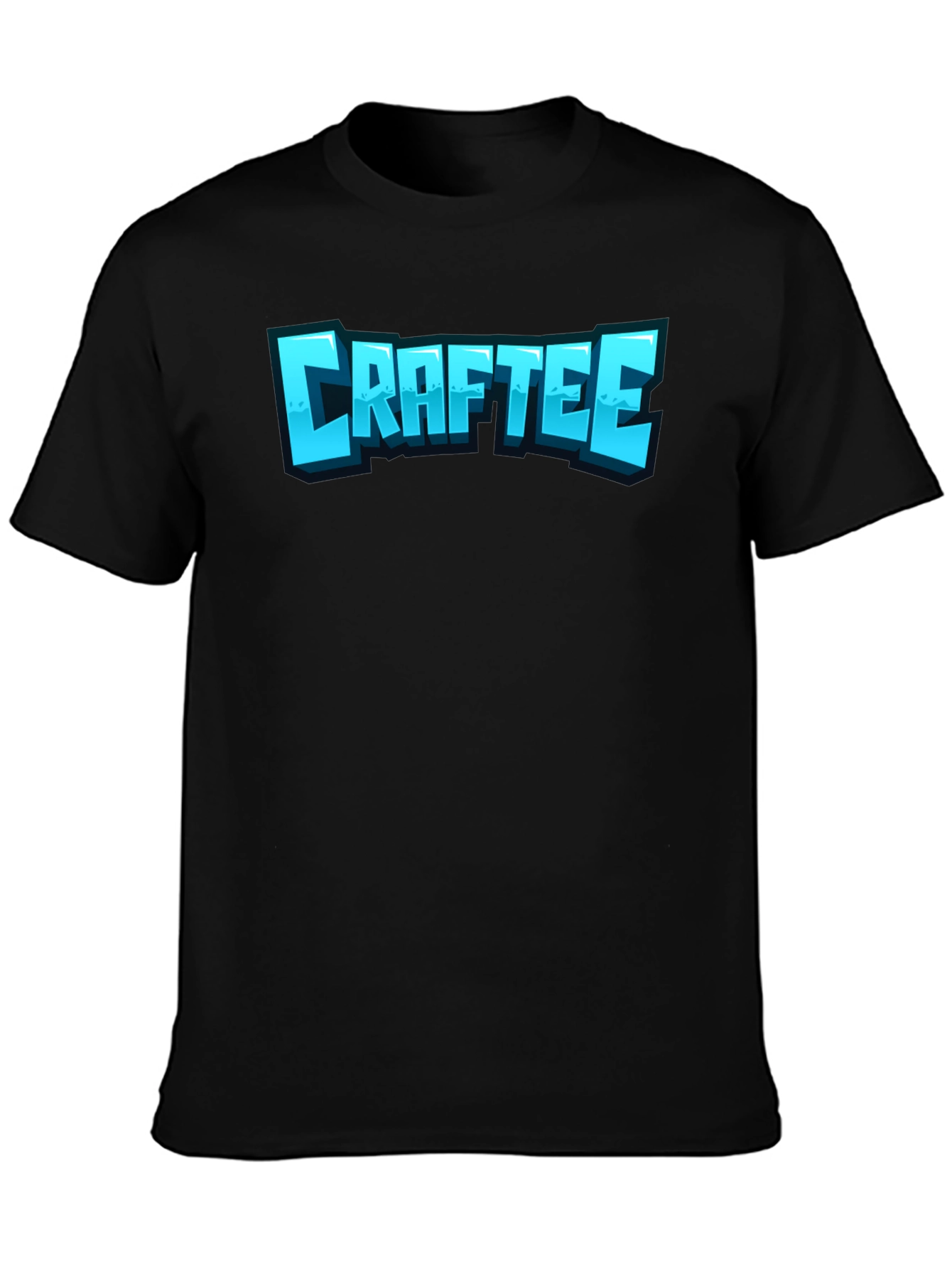 CRAFTEE Black Graphic T-Shirt - Casual Style