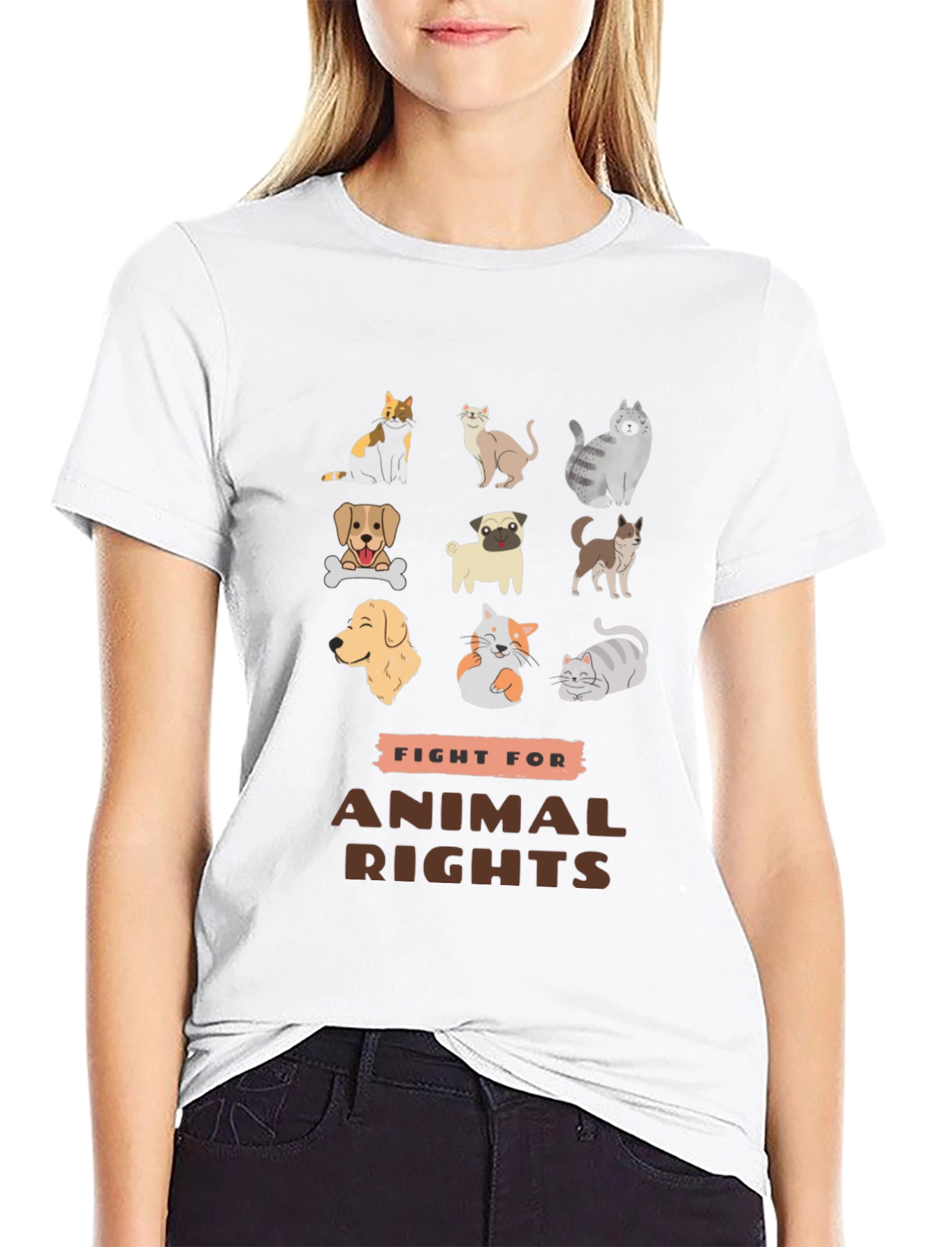 Fight for Animal Rights T-Shirt - Unisex Tee