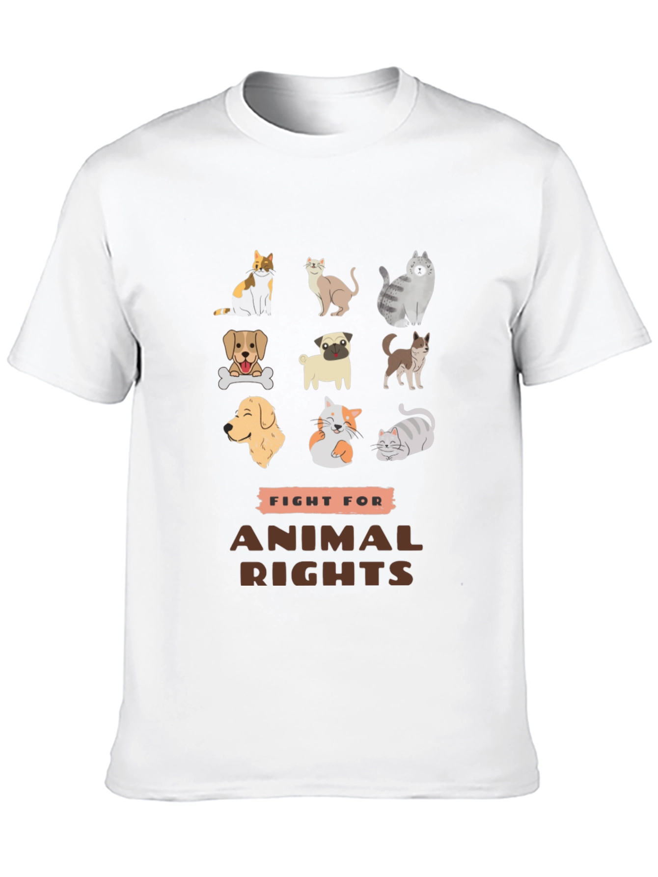 Fight for Animal Rights T-Shirt - Unisex Tee