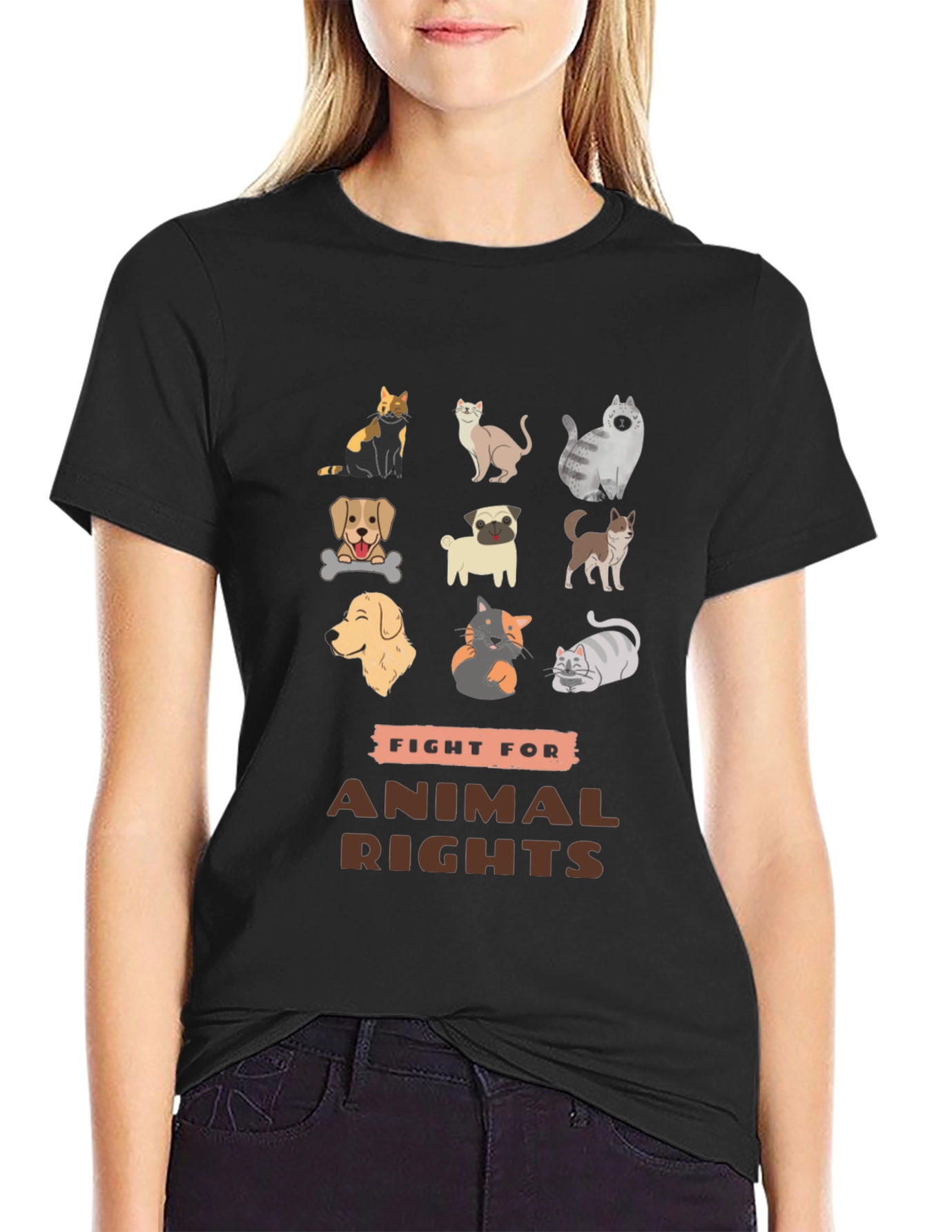 Fight for Animal Rights T-Shirt - Unisex Tee