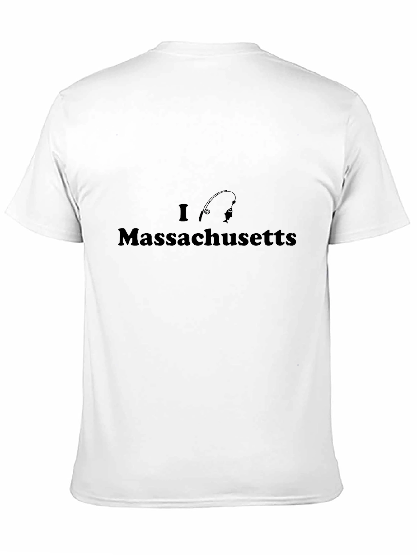 I Love Massachusetts Fishing T-Shirt