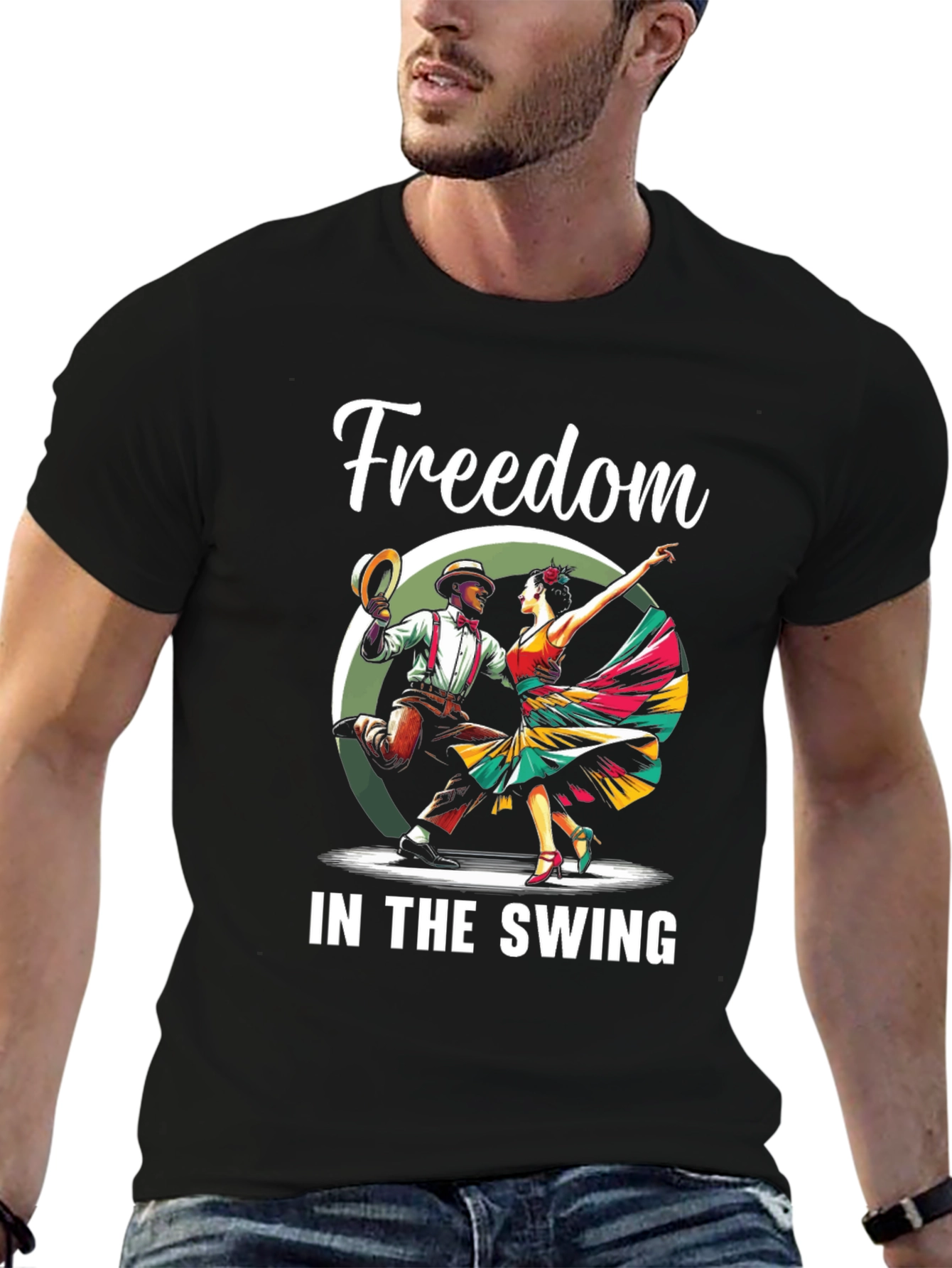 Freedom in the Swing Dance T-Shirt