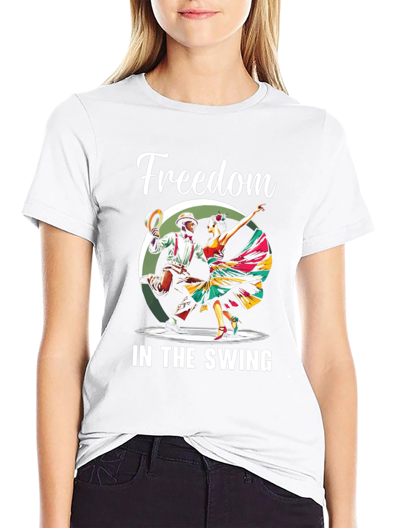 Freedom in the Swing Dance T-Shirt