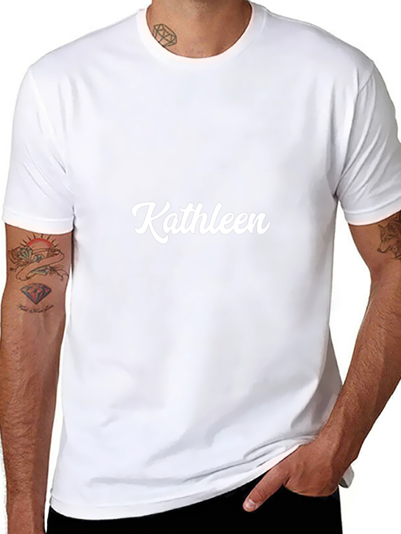 Personalized Kathleen Black T-Shirt - Custom Name Tee