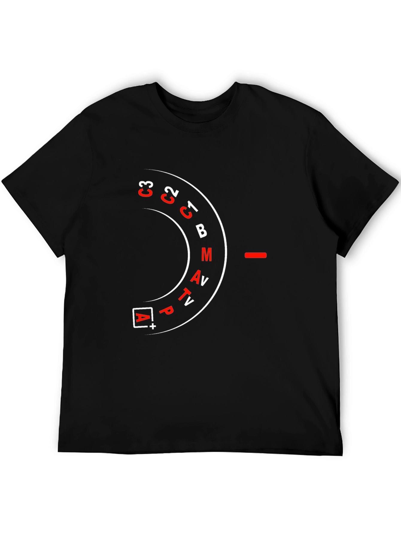 Camera Mode Dial Graphic T-Shirt