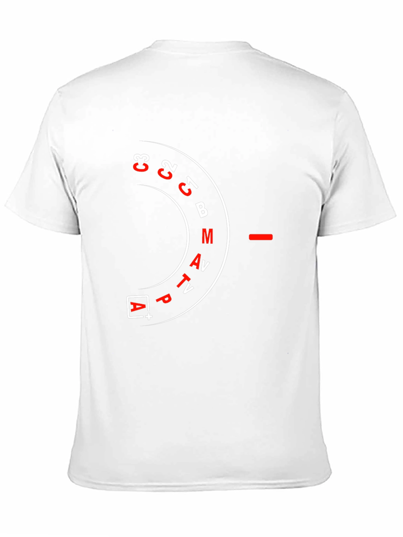 Camera Mode Dial Graphic T-Shirt