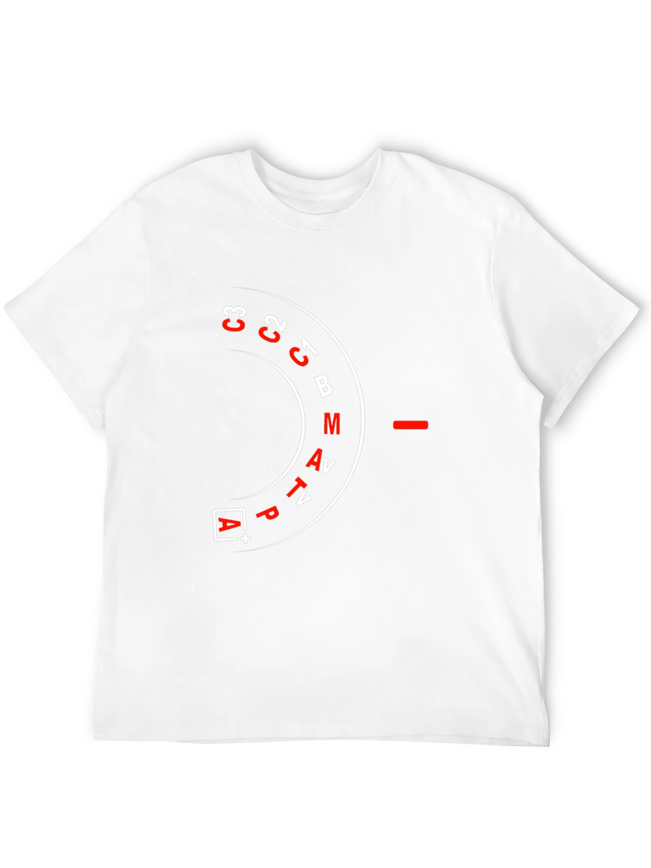 Camera Mode Dial Graphic T-Shirt