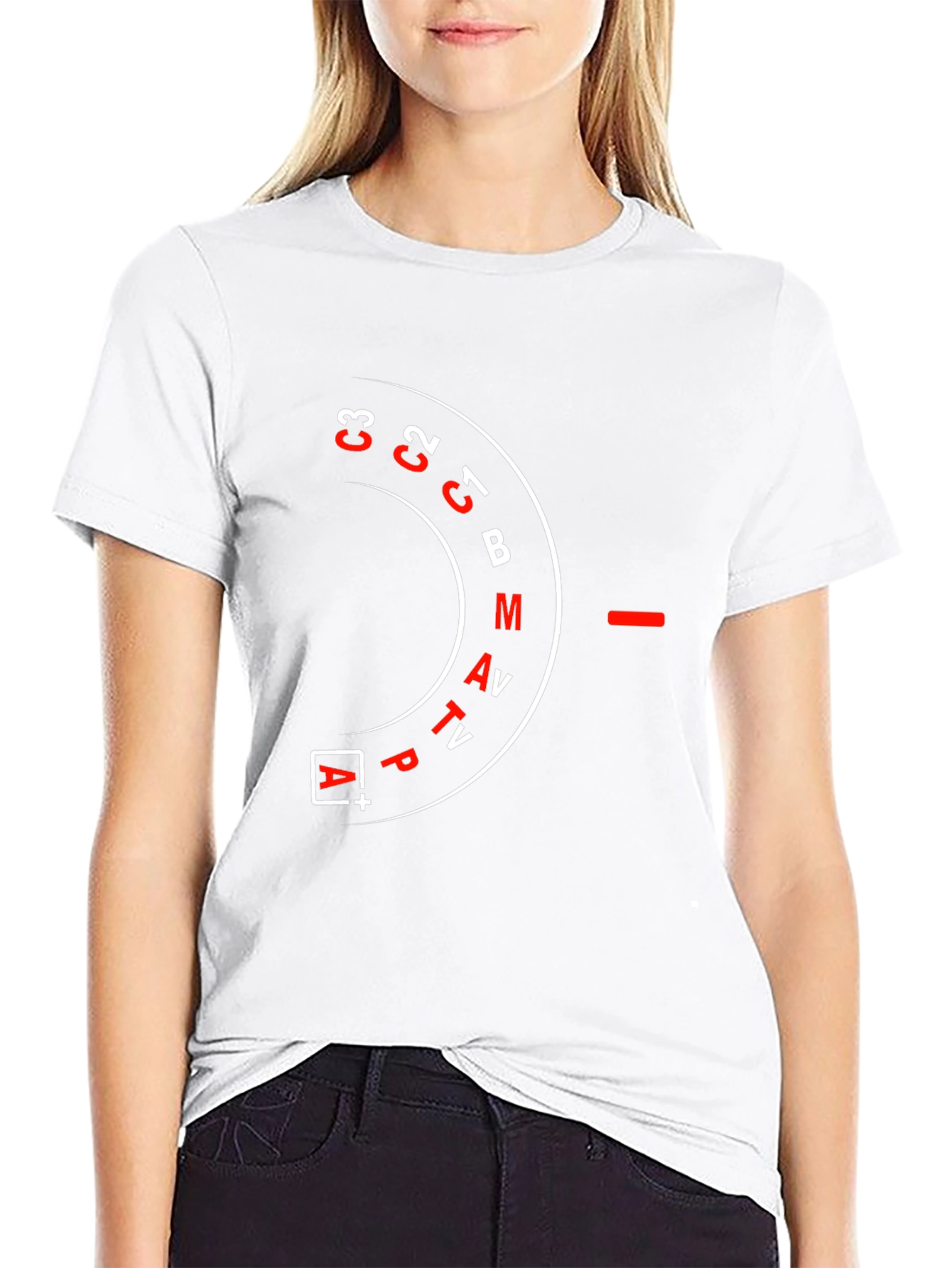 Camera Mode Dial Graphic T-Shirt