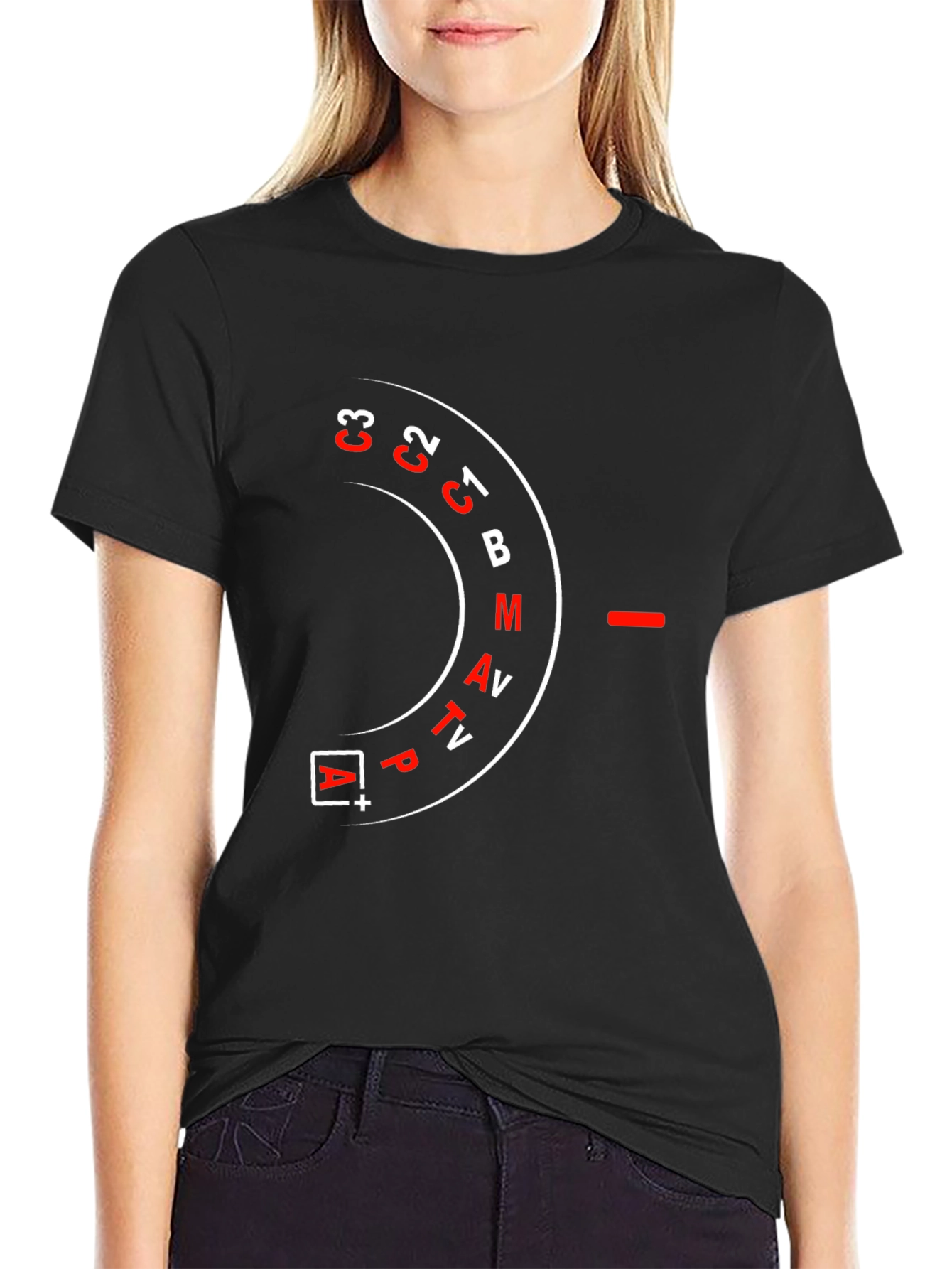 Camera Mode Dial Graphic T-Shirt
