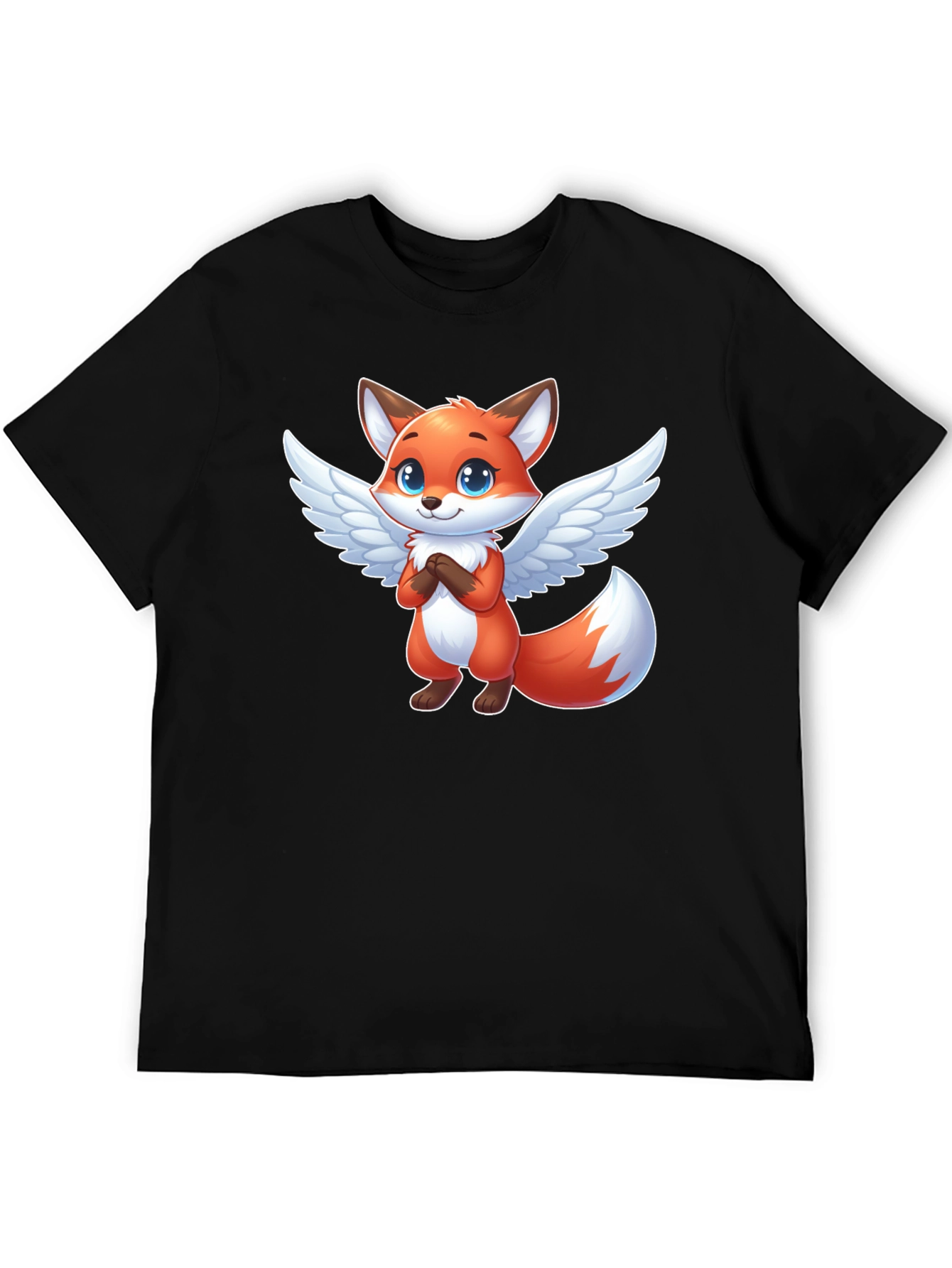 Cute Winged Fox Graphic Tee