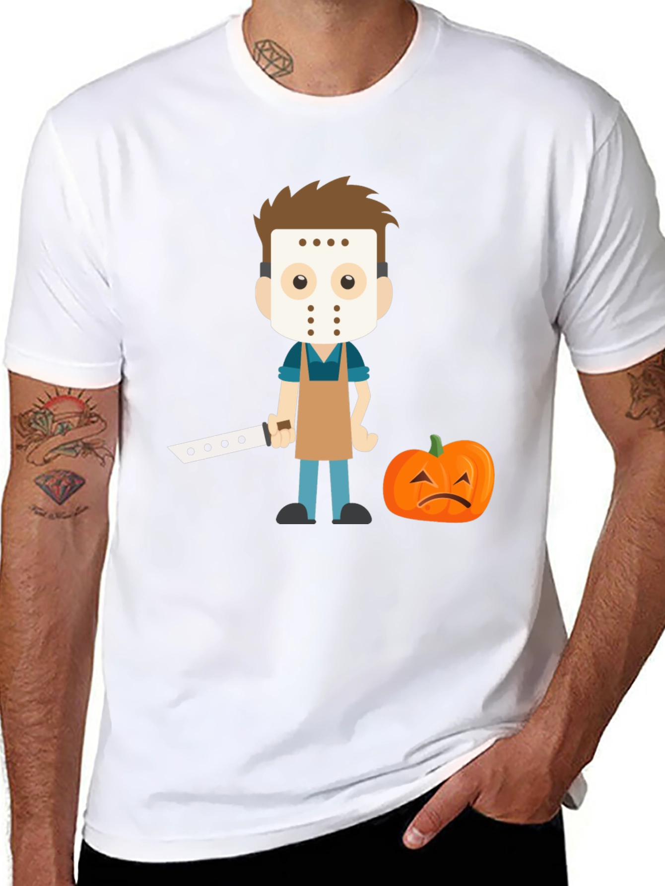 Halloween Cartoon Graphic Tee