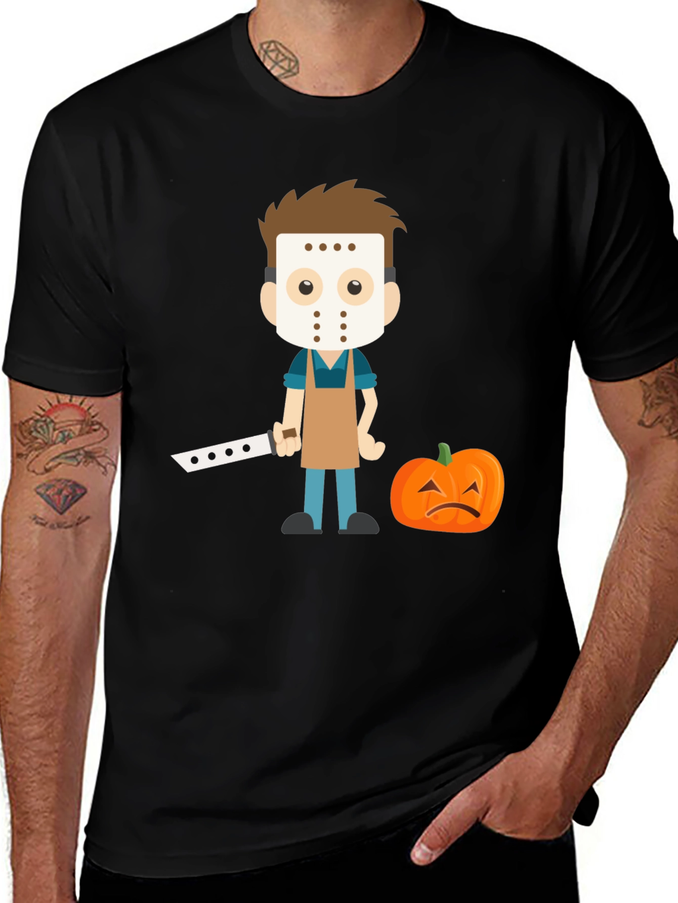 Halloween Cartoon Graphic Tee