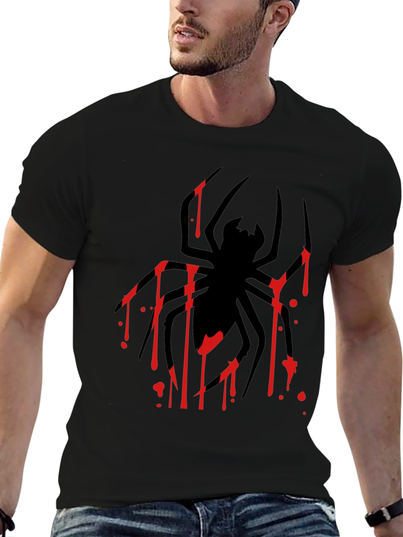 Black Spider Graphic Tee
