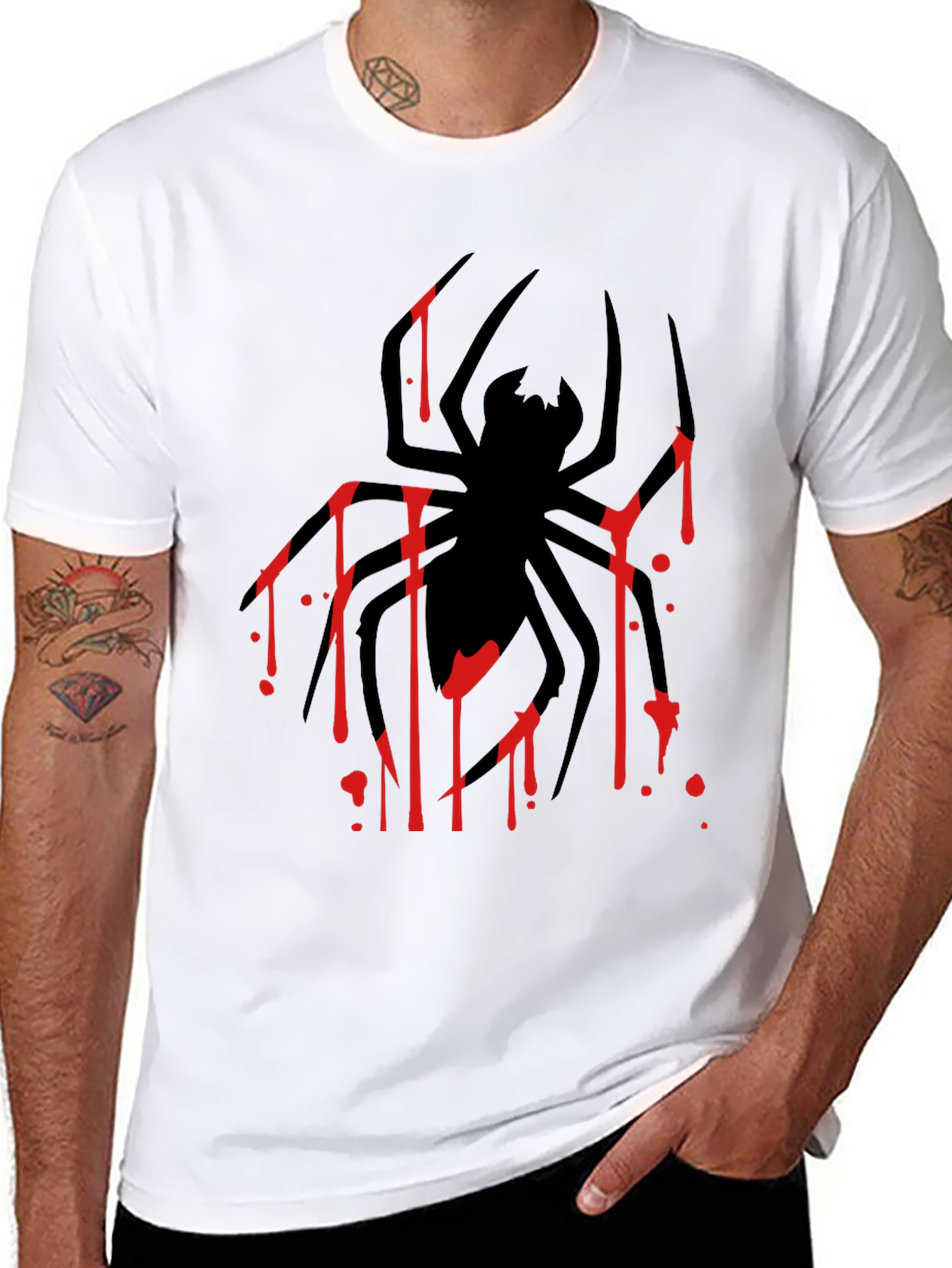 Black Spider Graphic Tee