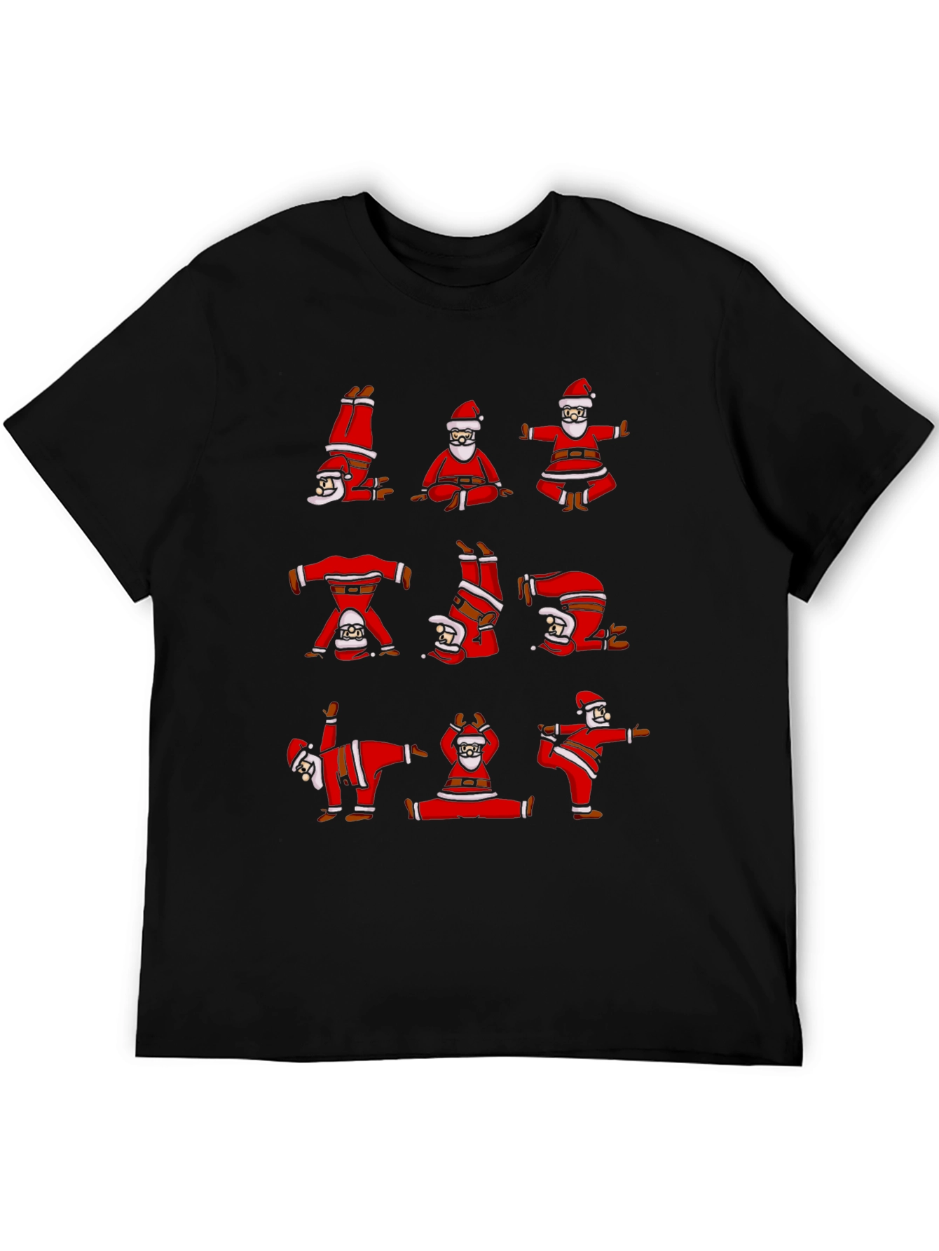 Yoga Santa T-Shirt - Holiday Fun!