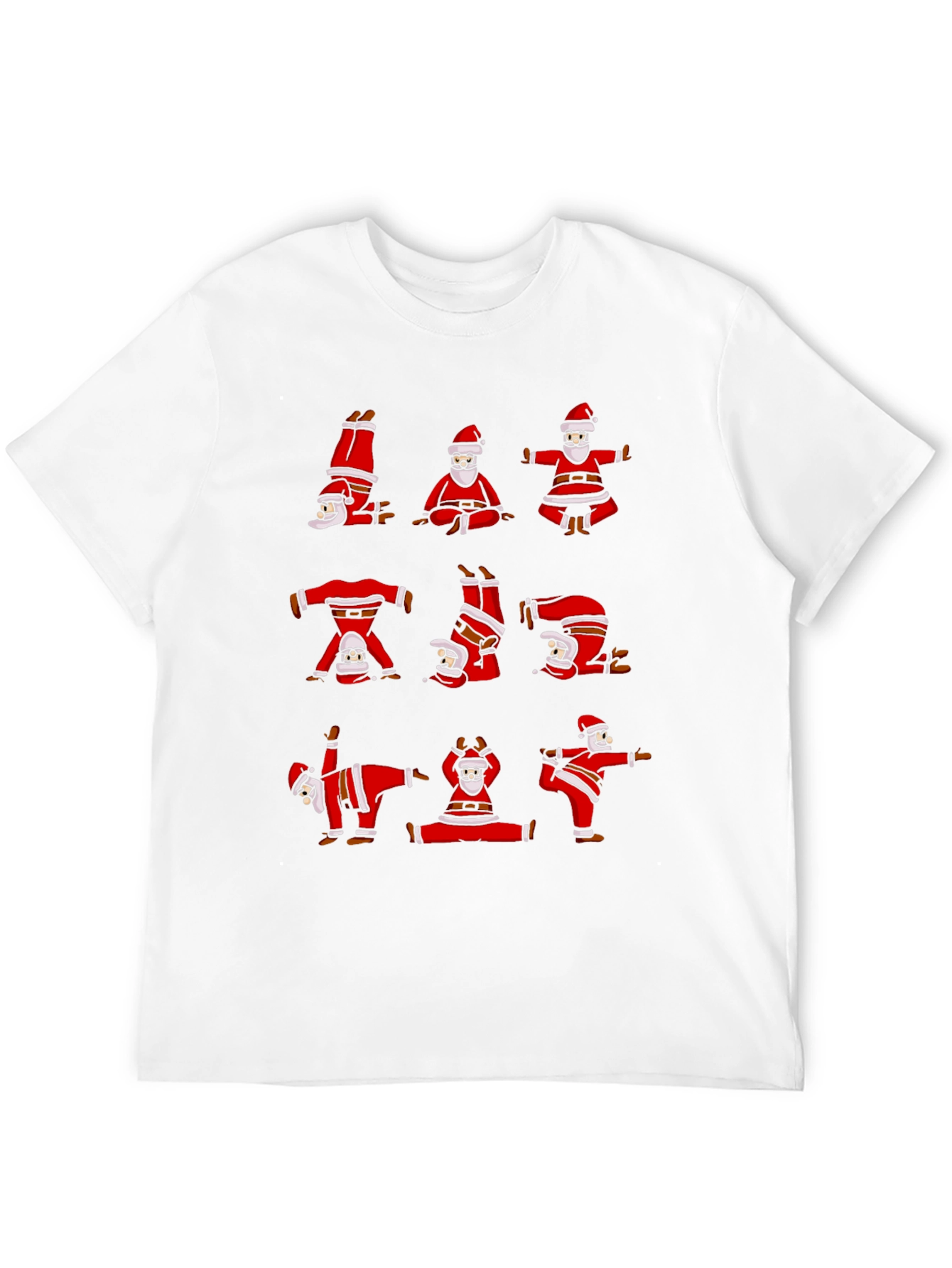 Yoga Santa T-Shirt - Holiday Fun!