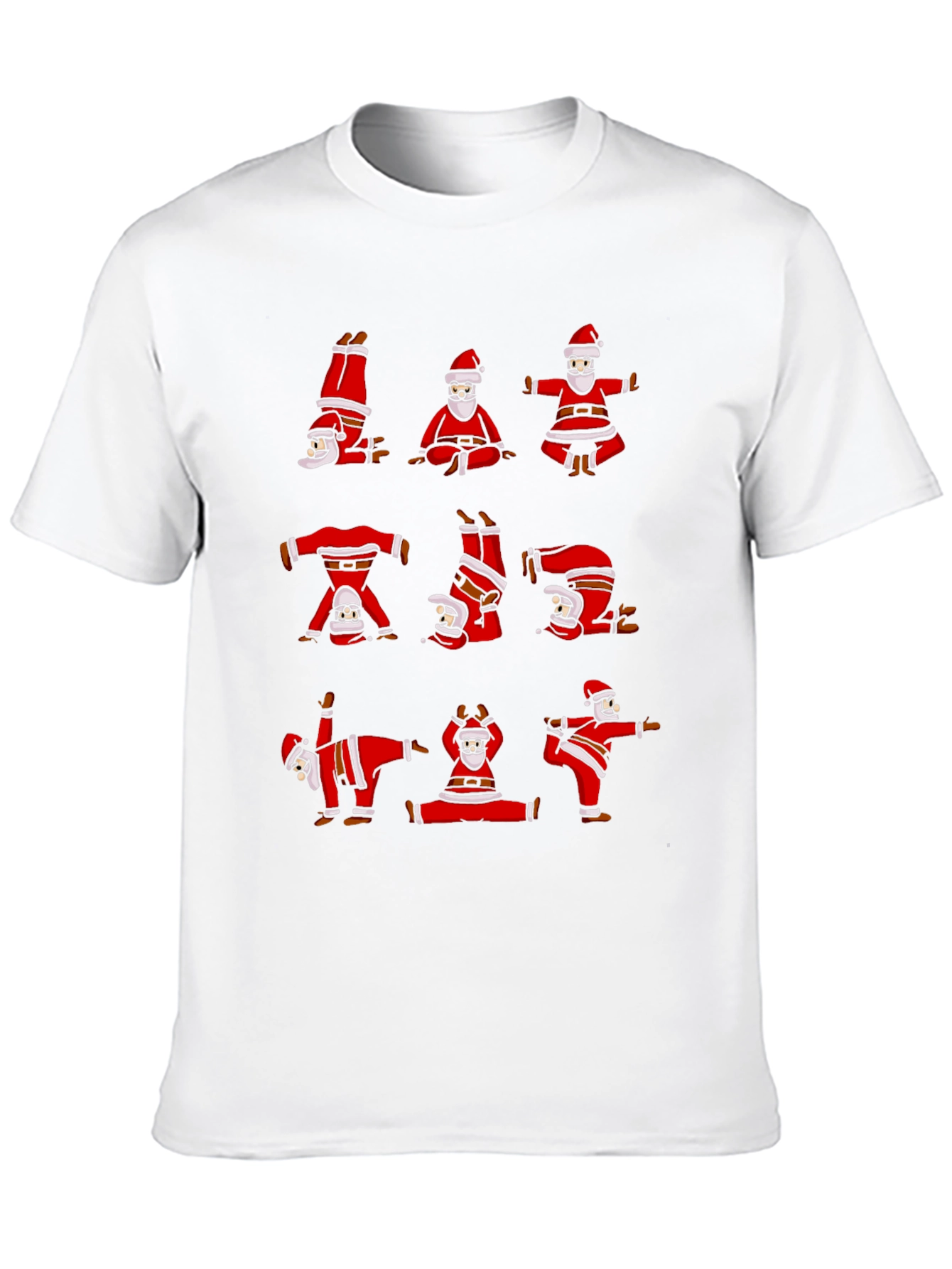 Yoga Santa T-Shirt - Holiday Fun!