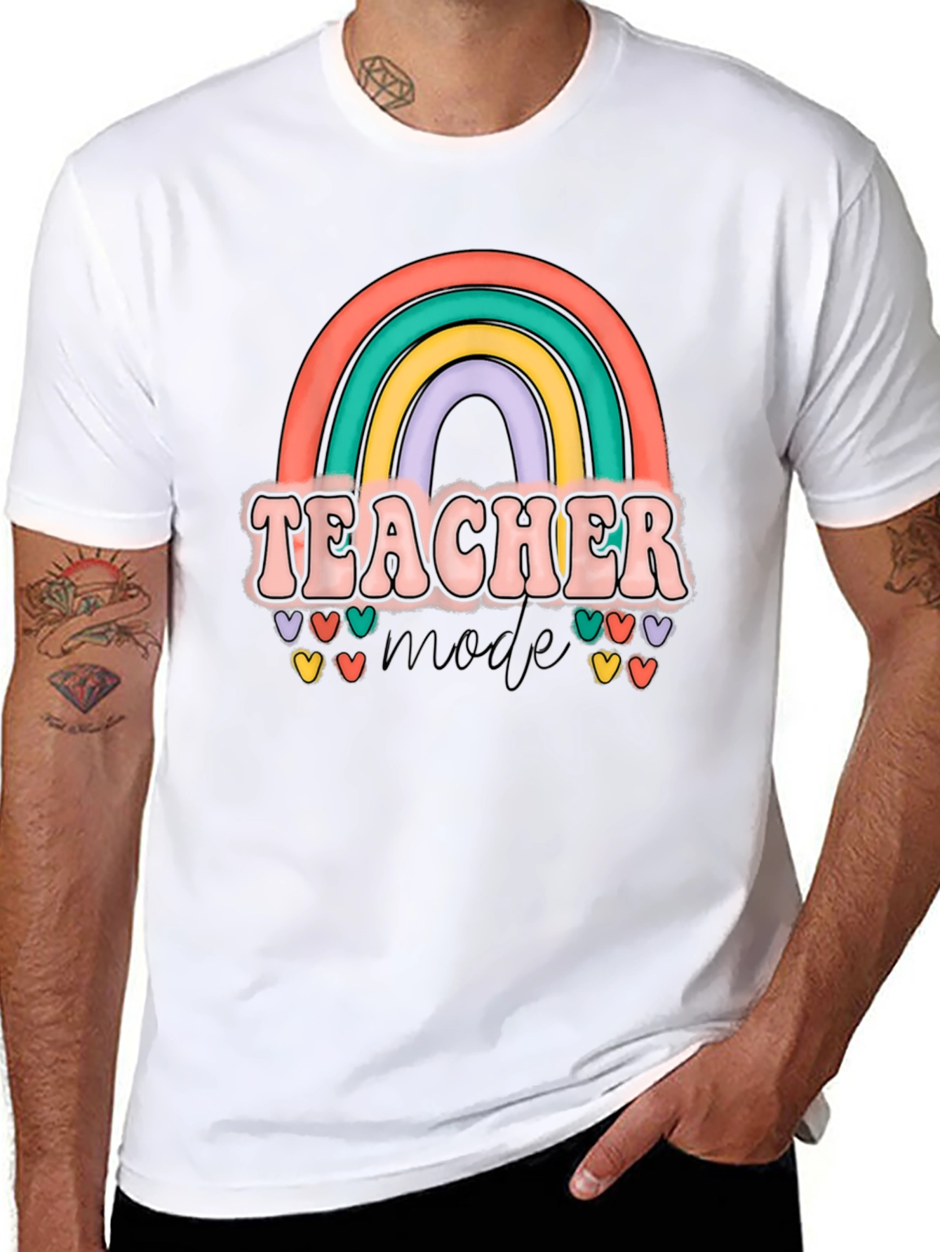 Teacher Mode Rainbow T-Shirt