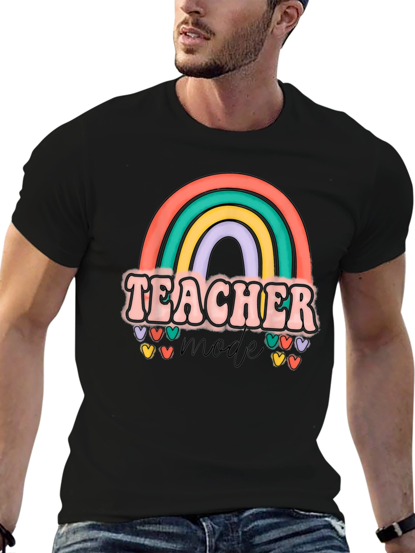 Teacher Mode Rainbow T-Shirt