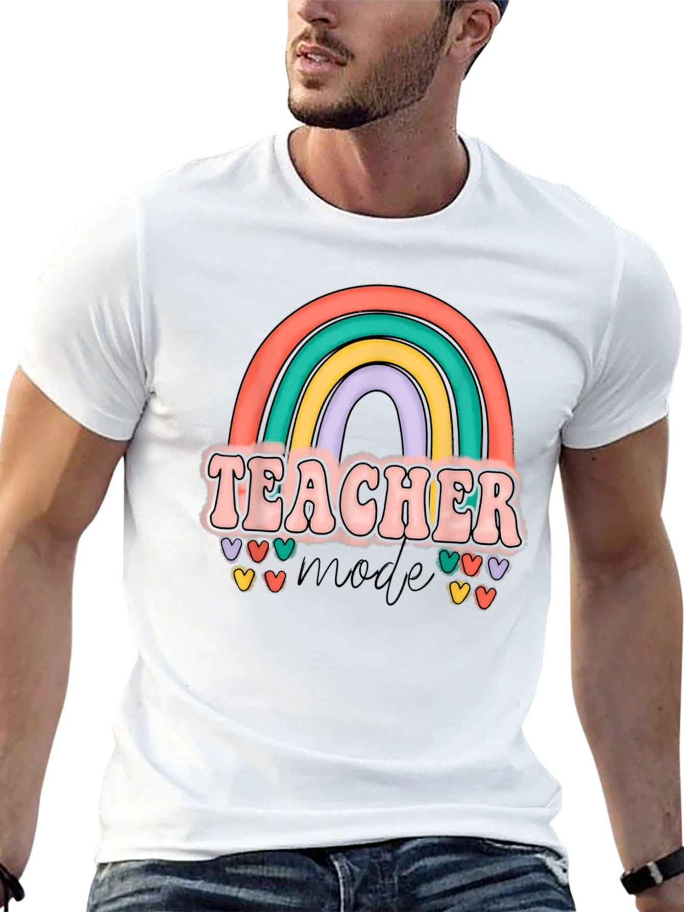 Teacher Mode Rainbow T-Shirt