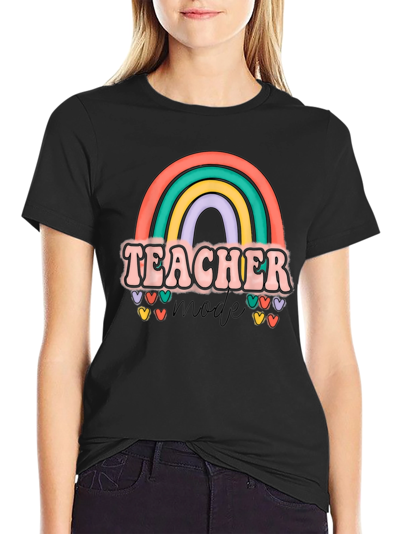 Teacher Mode Rainbow T-Shirt