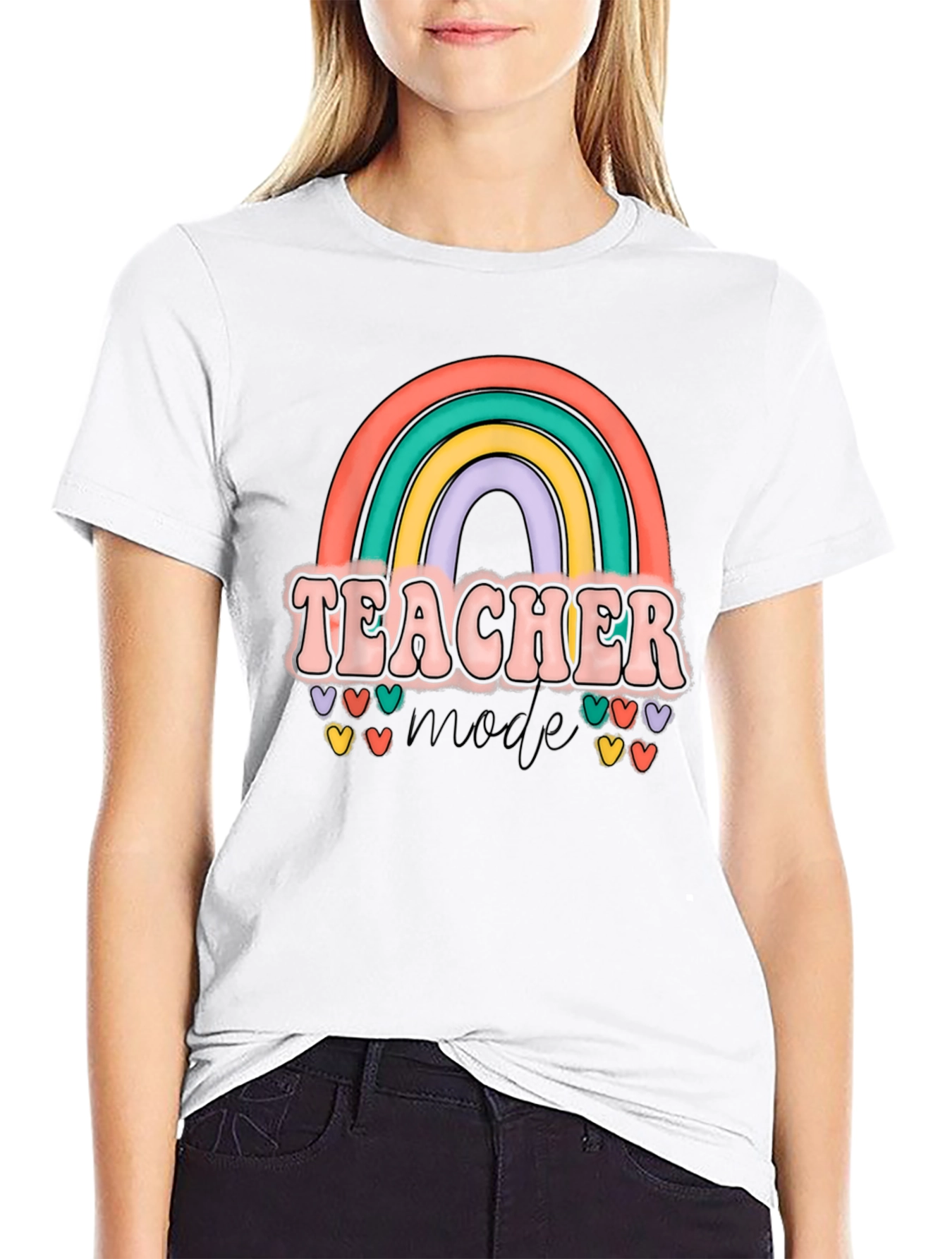 Teacher Mode Rainbow T-Shirt