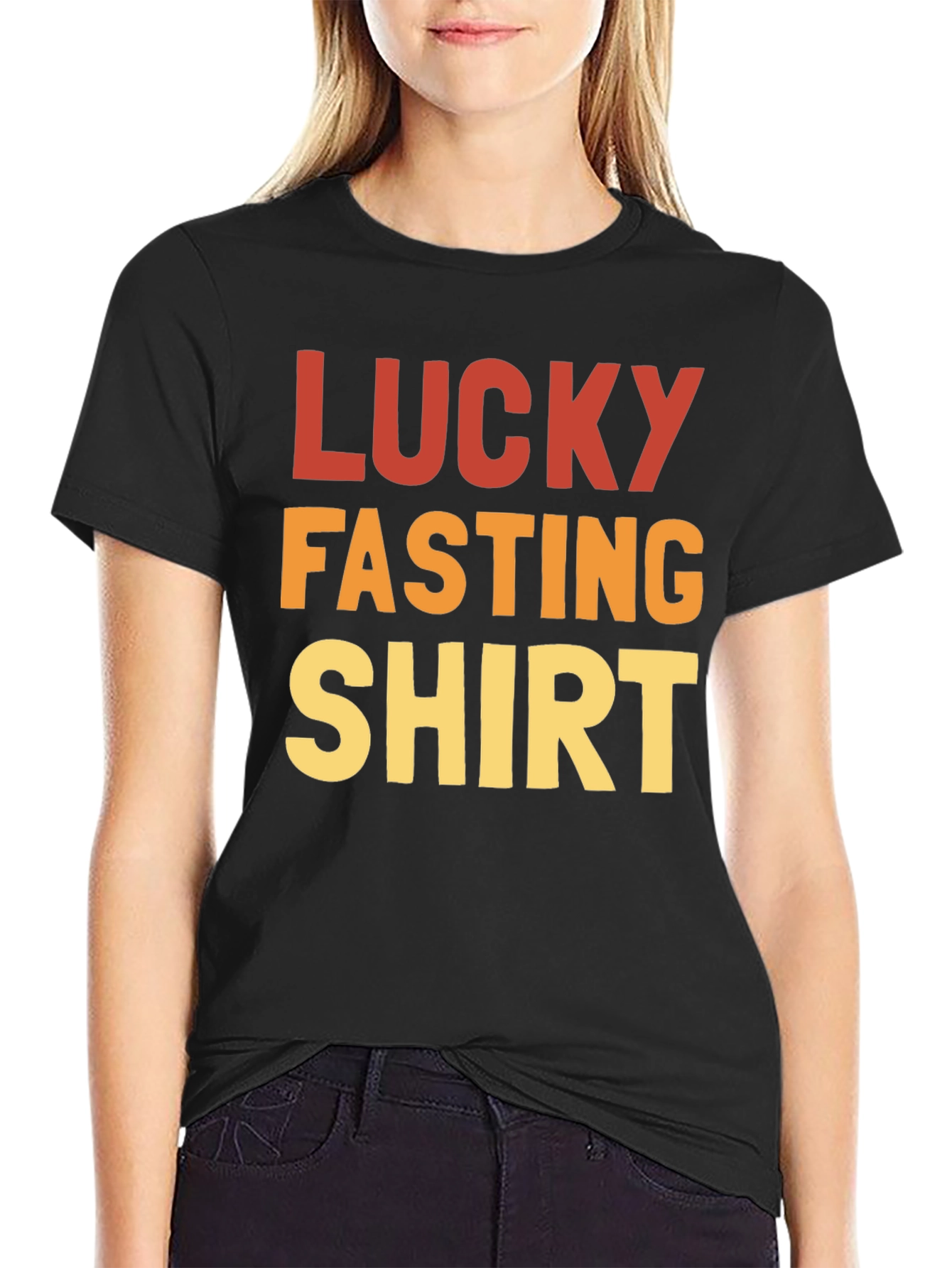 Lucky Fasting Shirt - Bold Graphic Tee