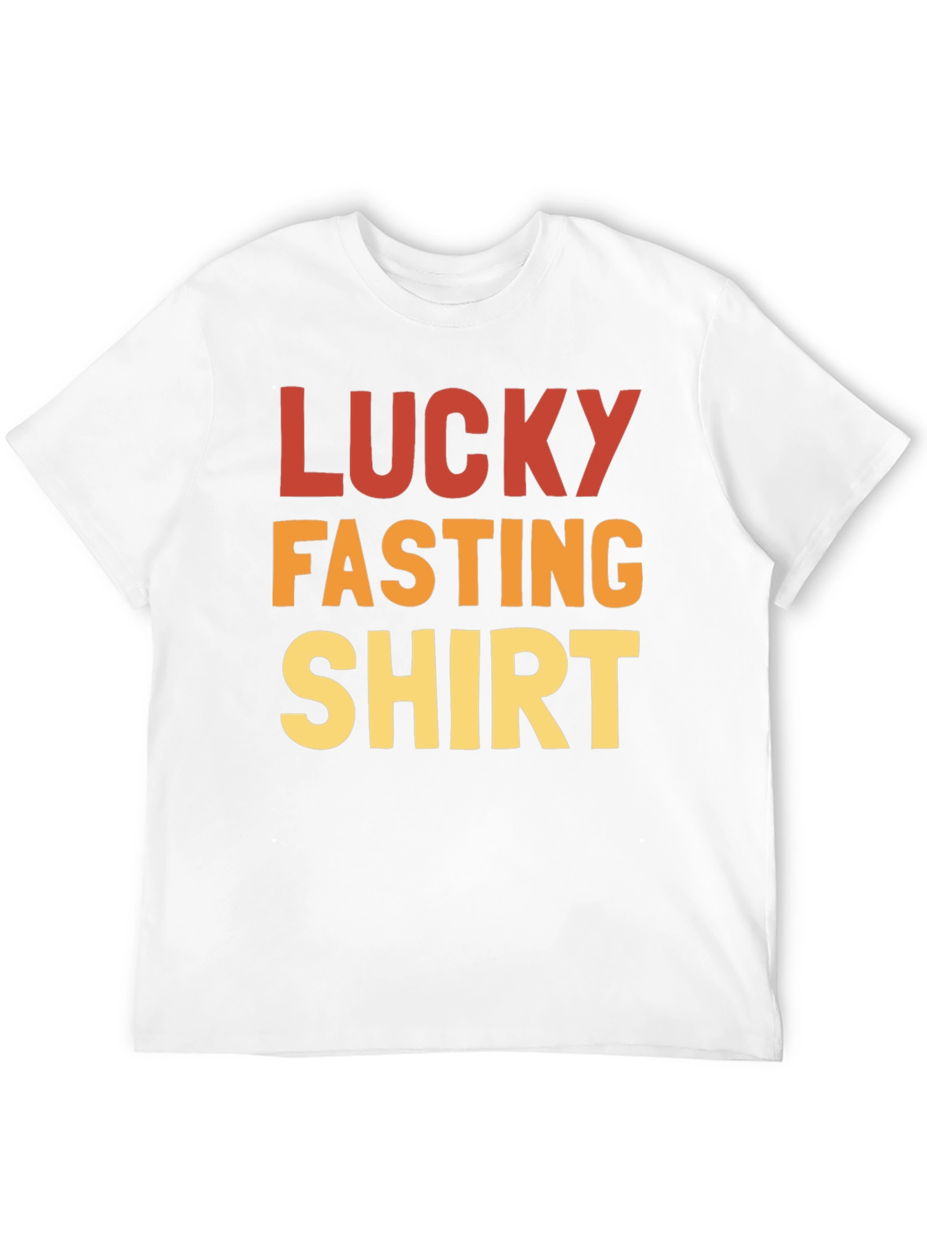 Lucky Fasting Shirt - Bold Graphic Tee
