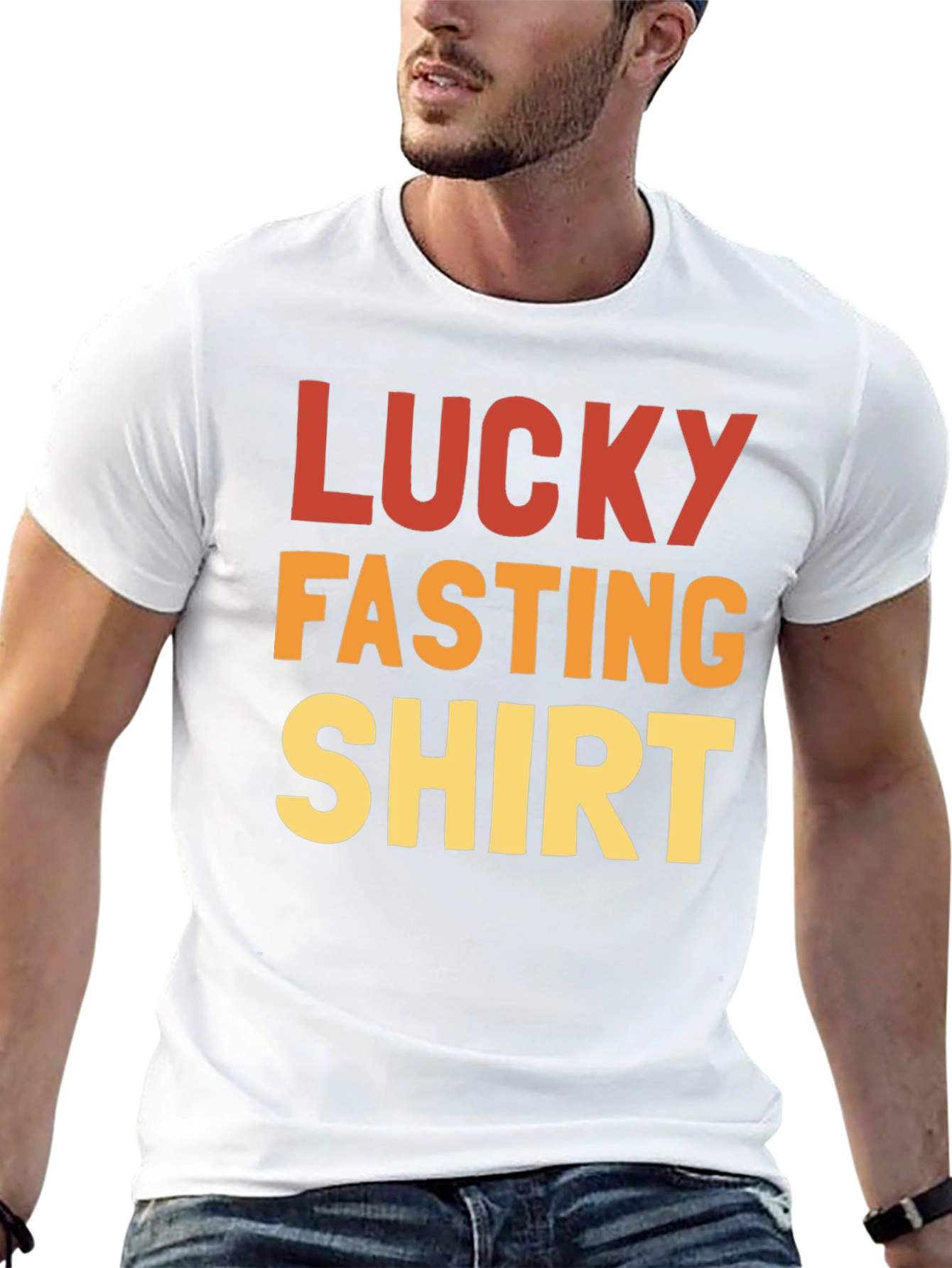 Lucky Fasting Shirt - Bold Graphic Tee