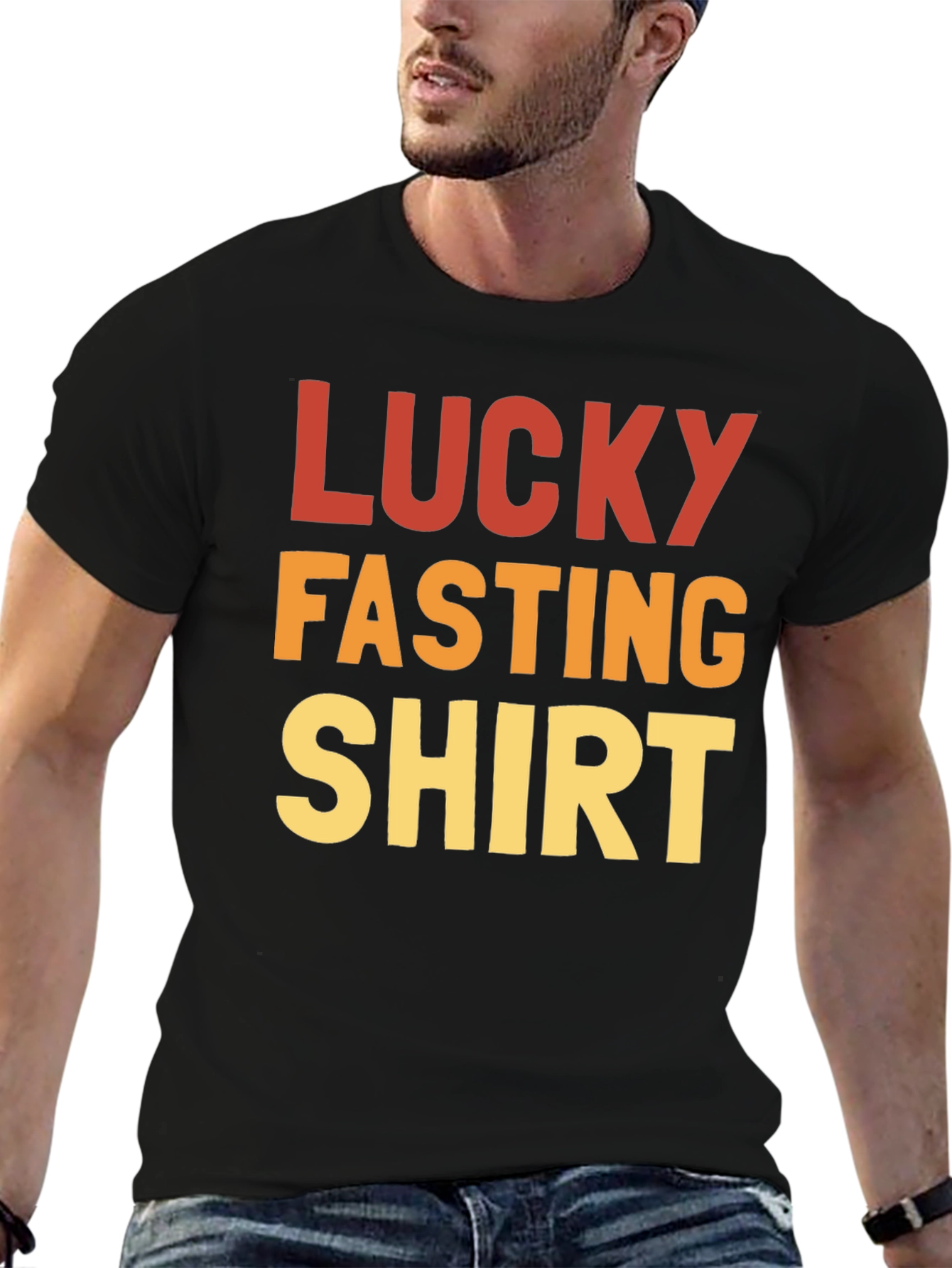 Lucky Fasting Shirt - Bold Graphic Tee