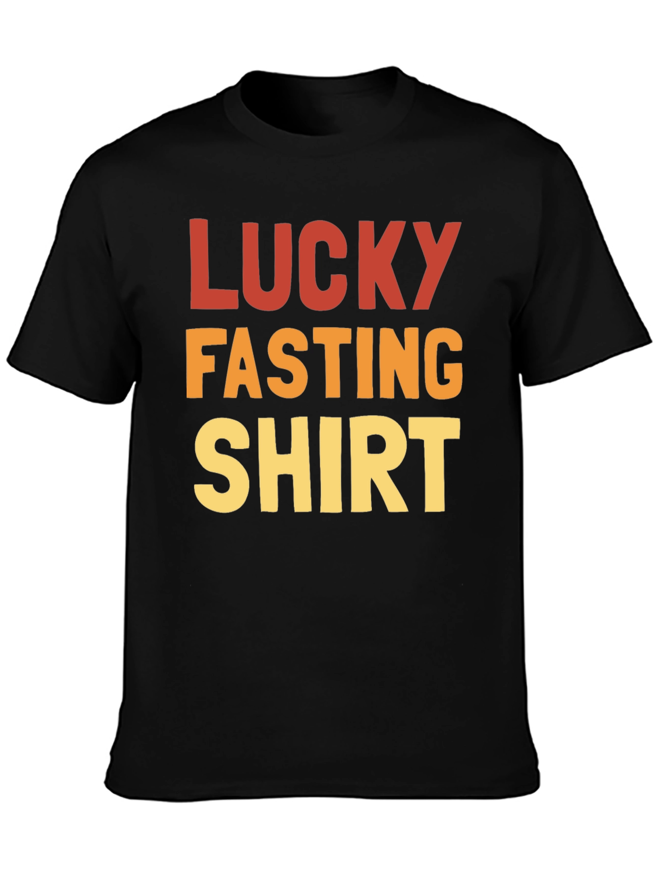 Lucky Fasting Shirt - Bold Graphic Tee