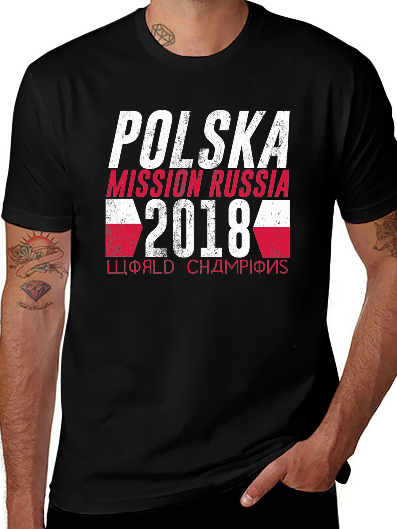 Polksa Mission Russia 2018 T-Shirt