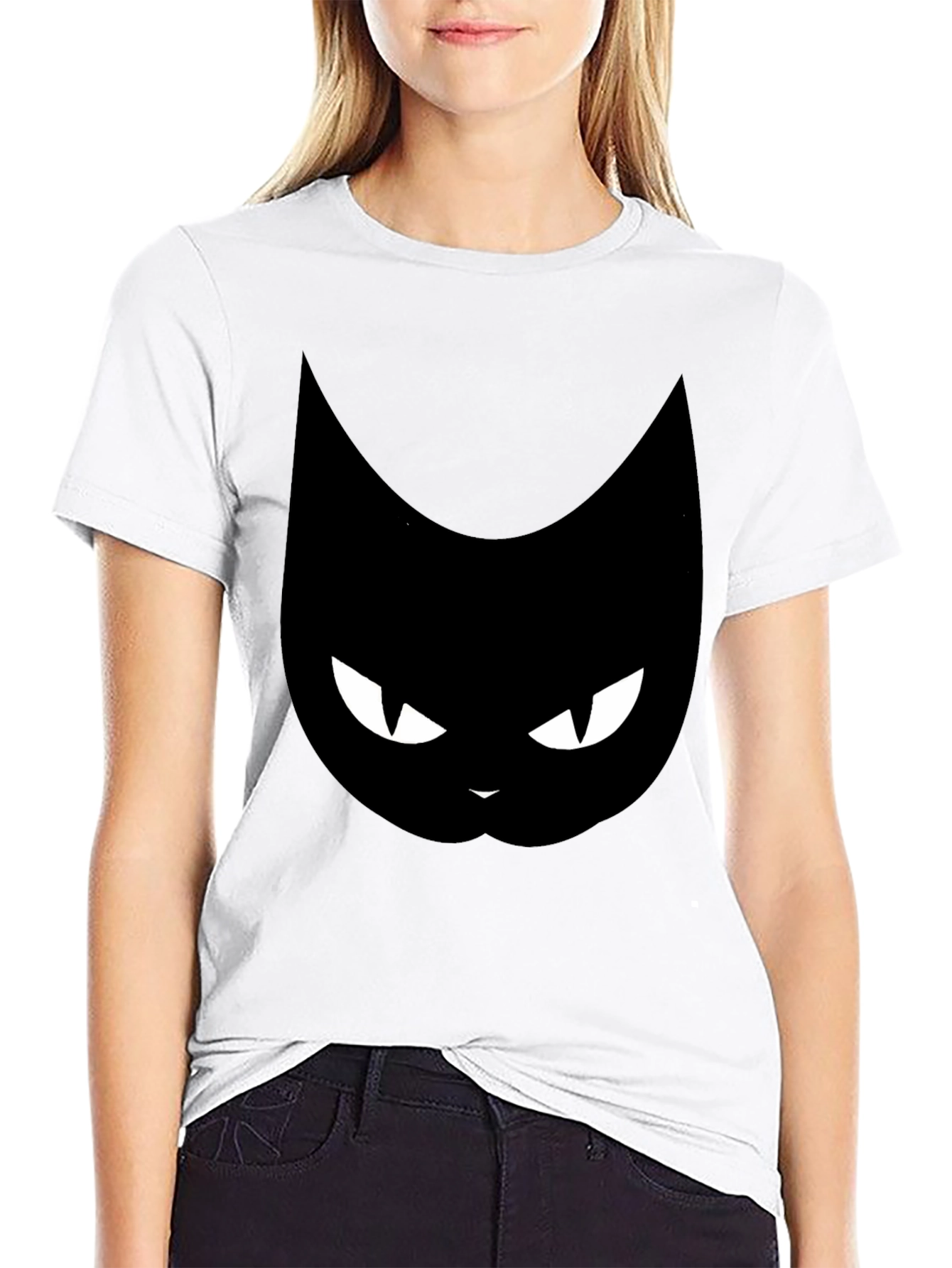 Black Cat Graphic T-Shirt