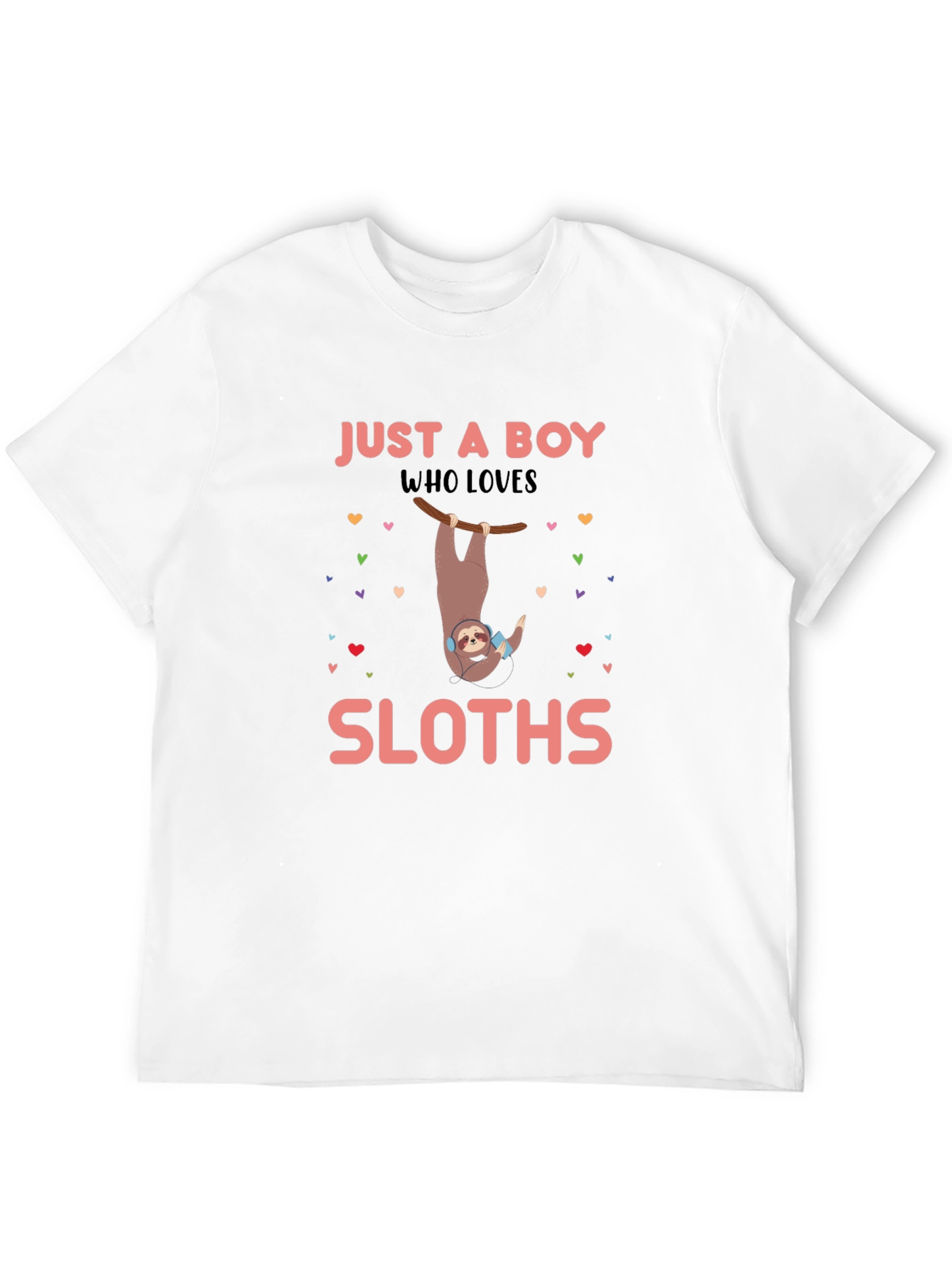 Just a Boy Who Loves Sloths T-Shirt