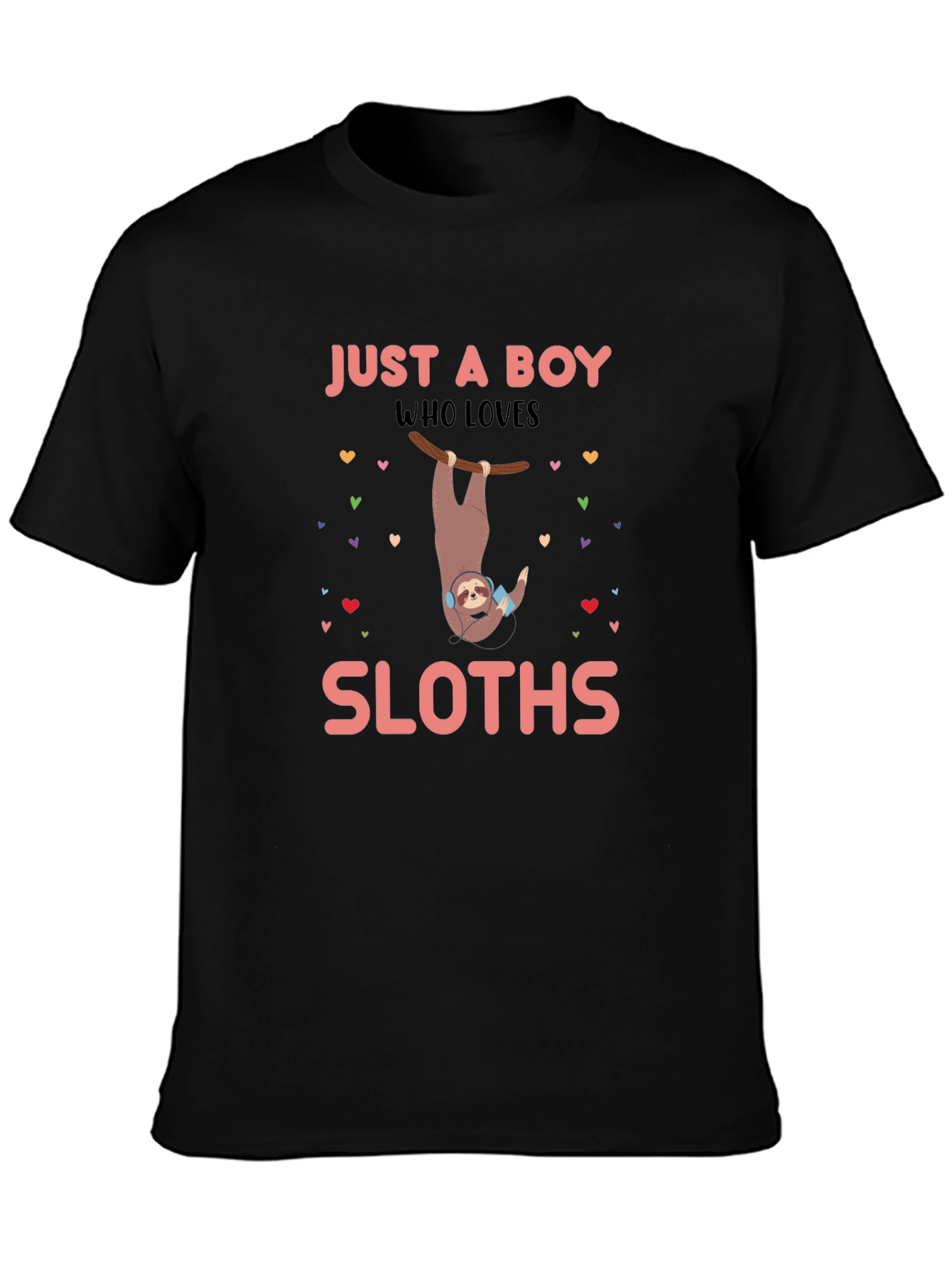 Just a Boy Who Loves Sloths T-Shirt