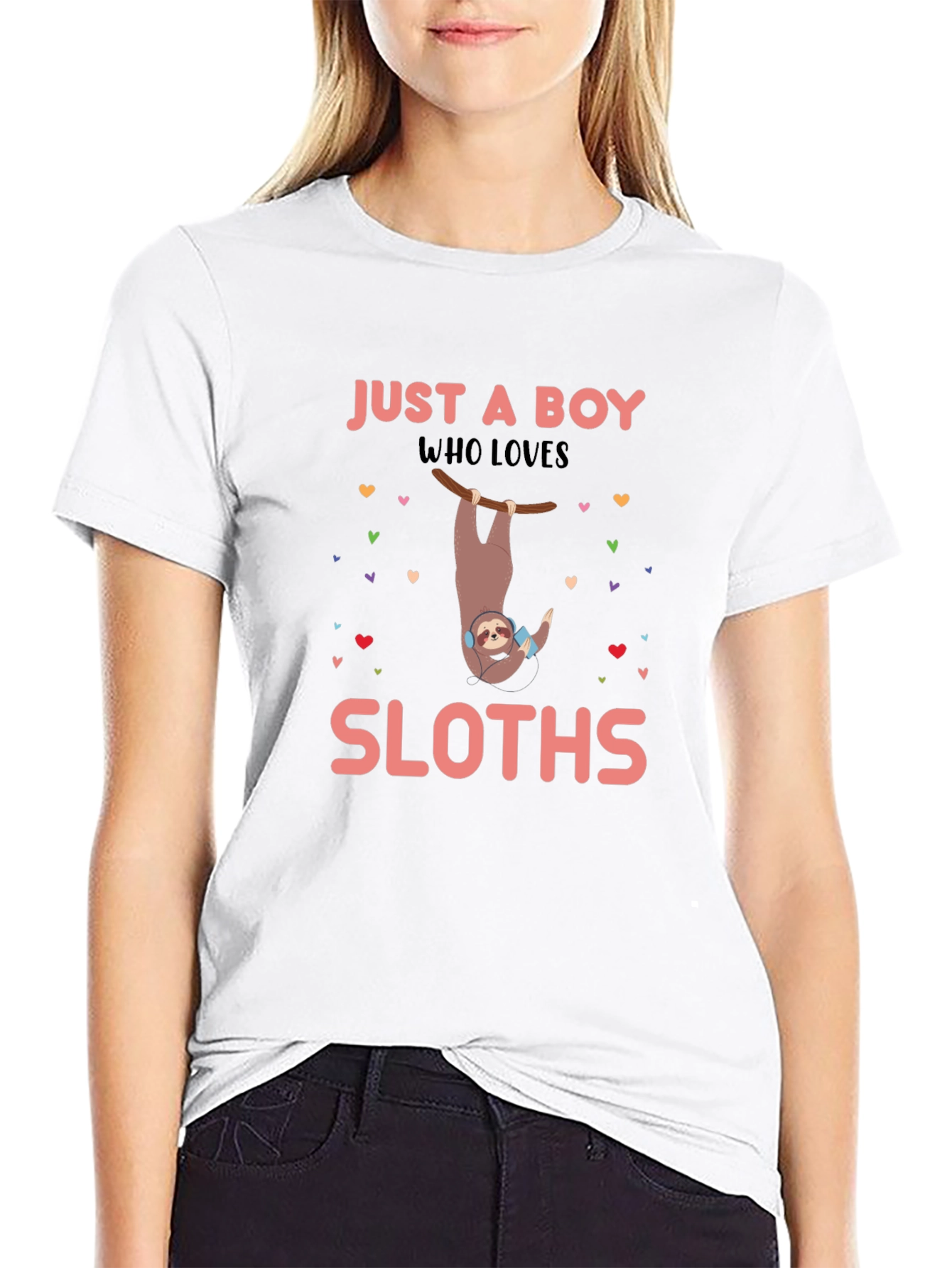 Just a Boy Who Loves Sloths T-Shirt
