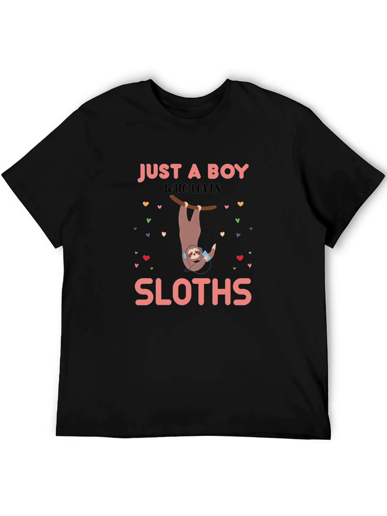 Just a Boy Who Loves Sloths T-Shirt