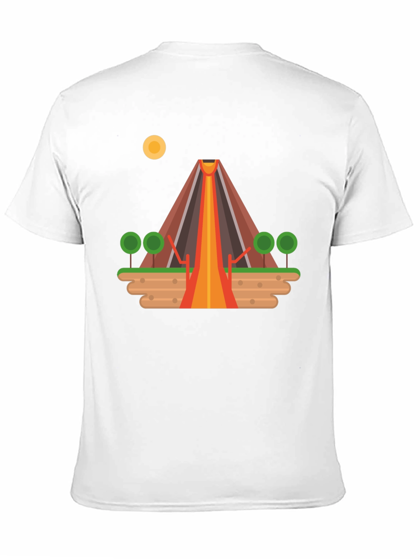 Volcano Graphic Tee - Black T-Shirt