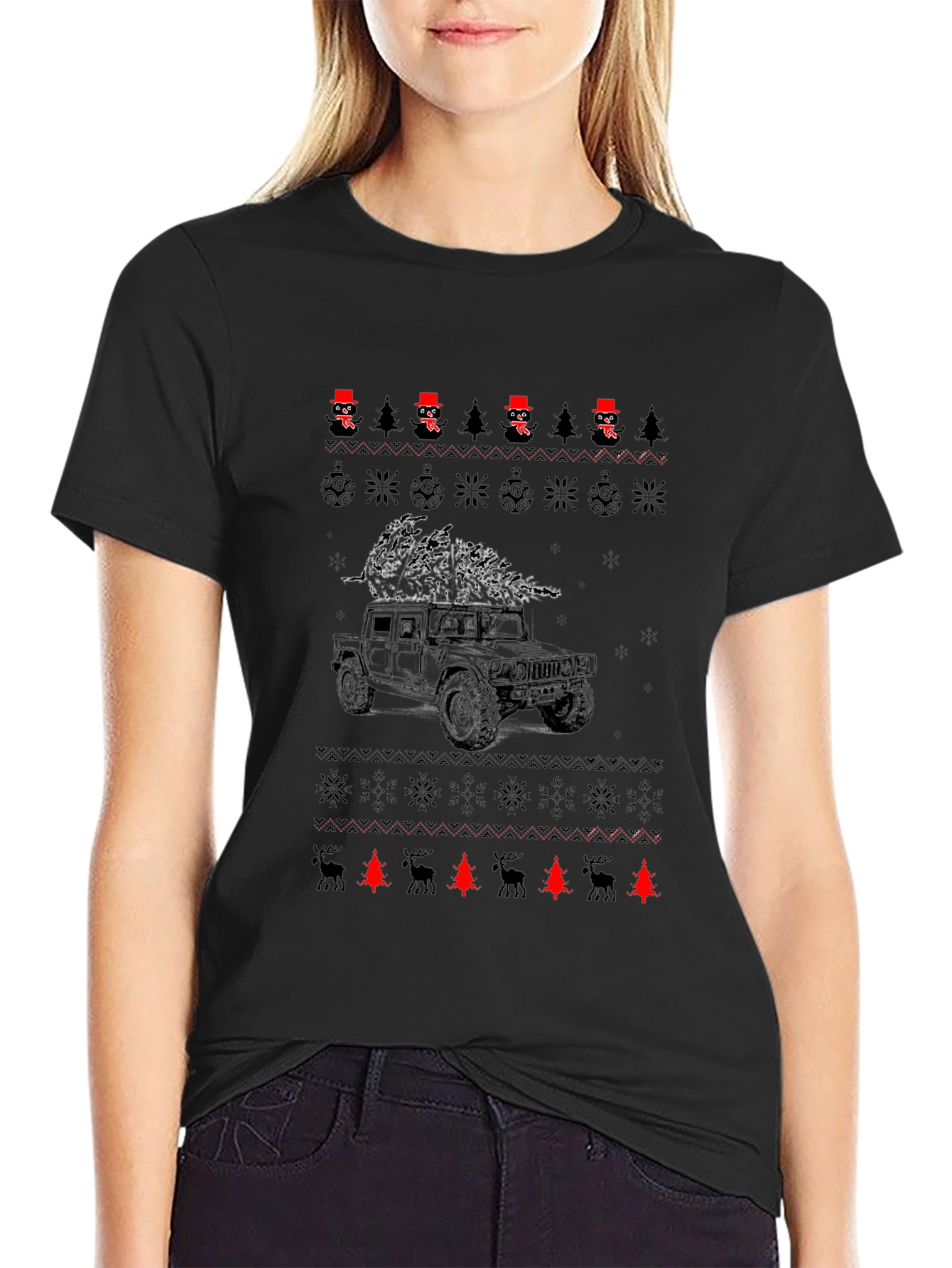 Ugly Christmas Hummer T-Shirt