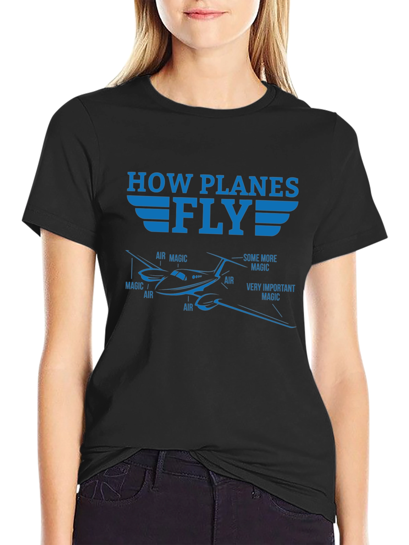 How Planes Fly Graphic T-Shirt