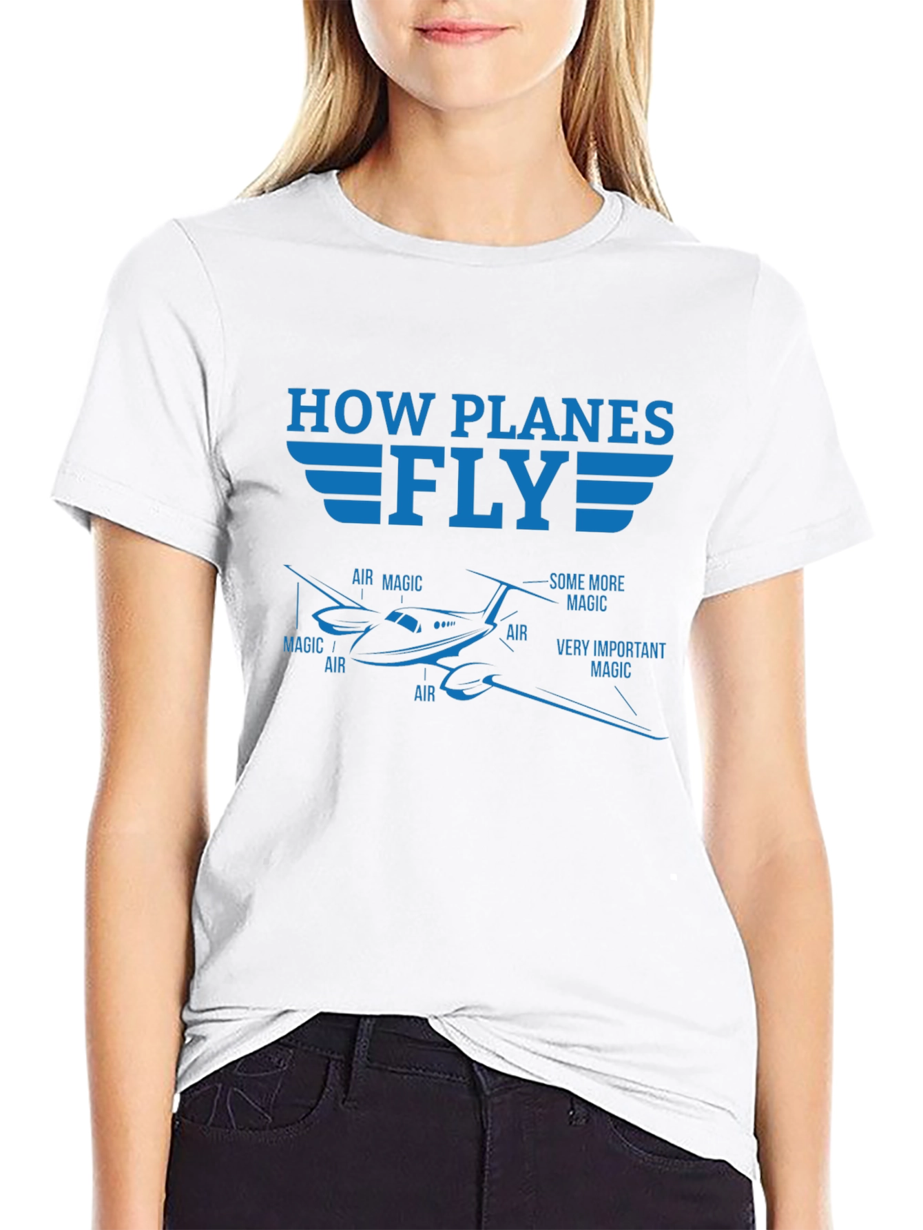 How Planes Fly Graphic T-Shirt