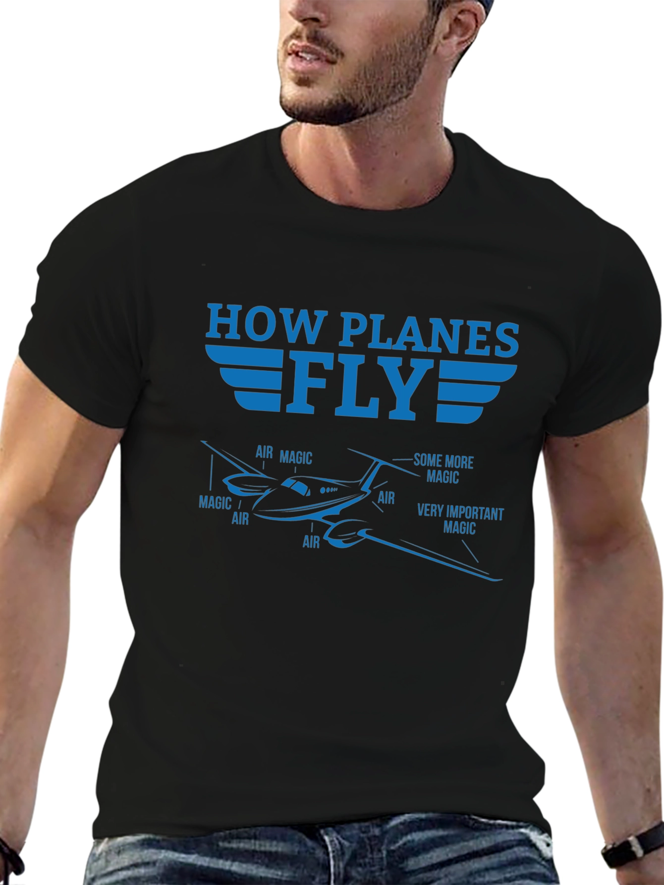 How Planes Fly Graphic T-Shirt