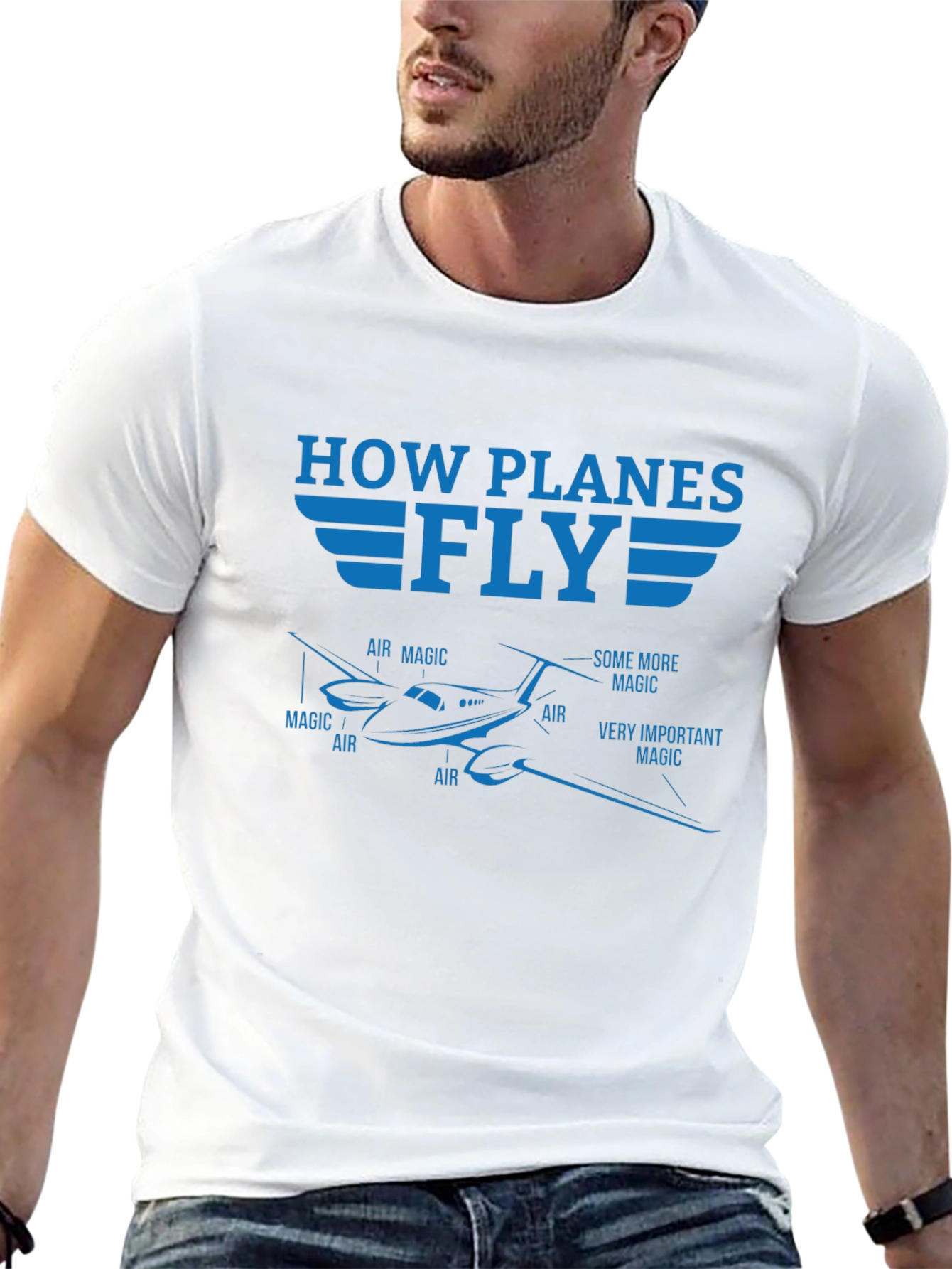 How Planes Fly Graphic T-Shirt