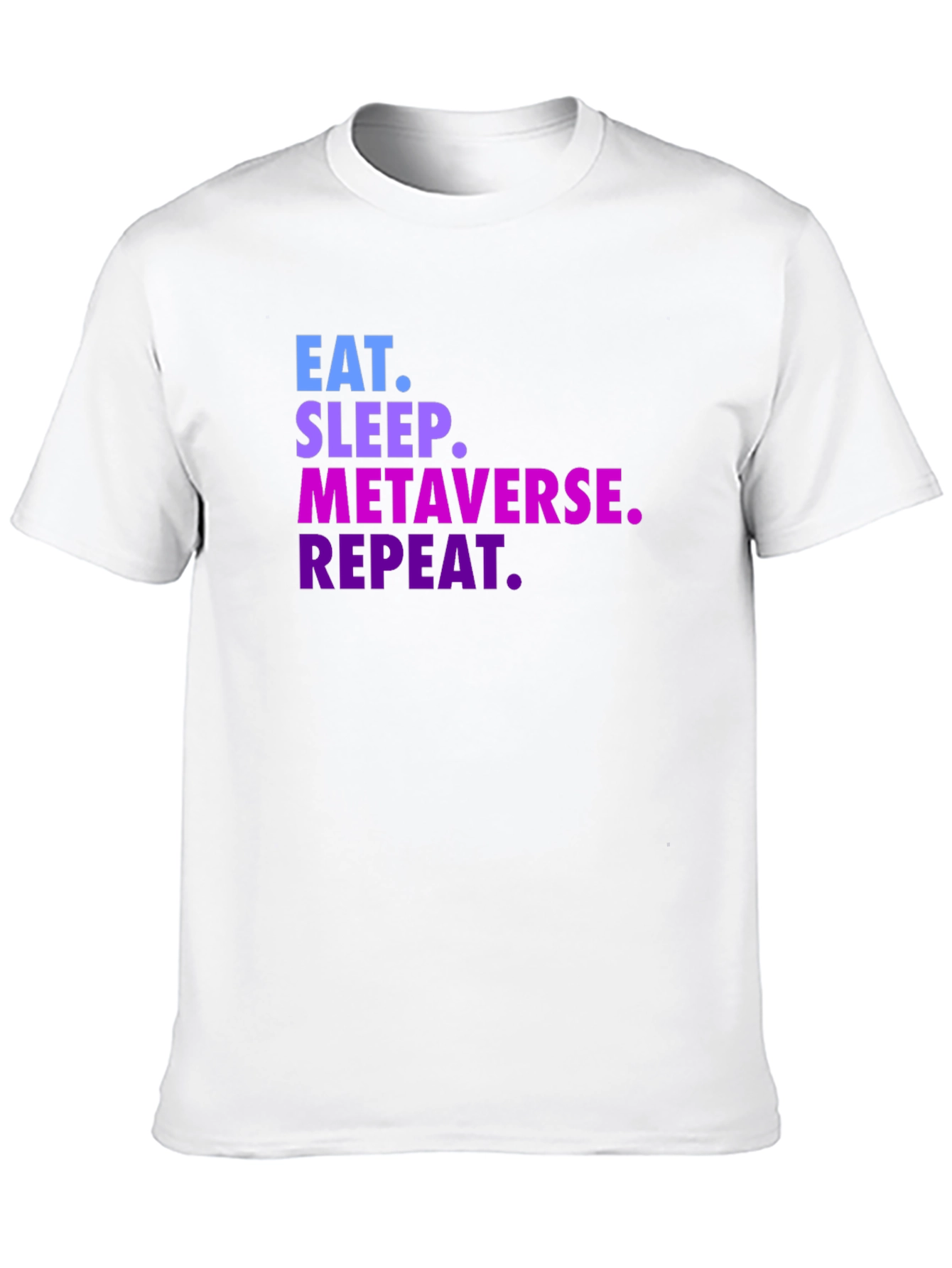 Eat Sleep Metaverse Repeat Graphic Tee