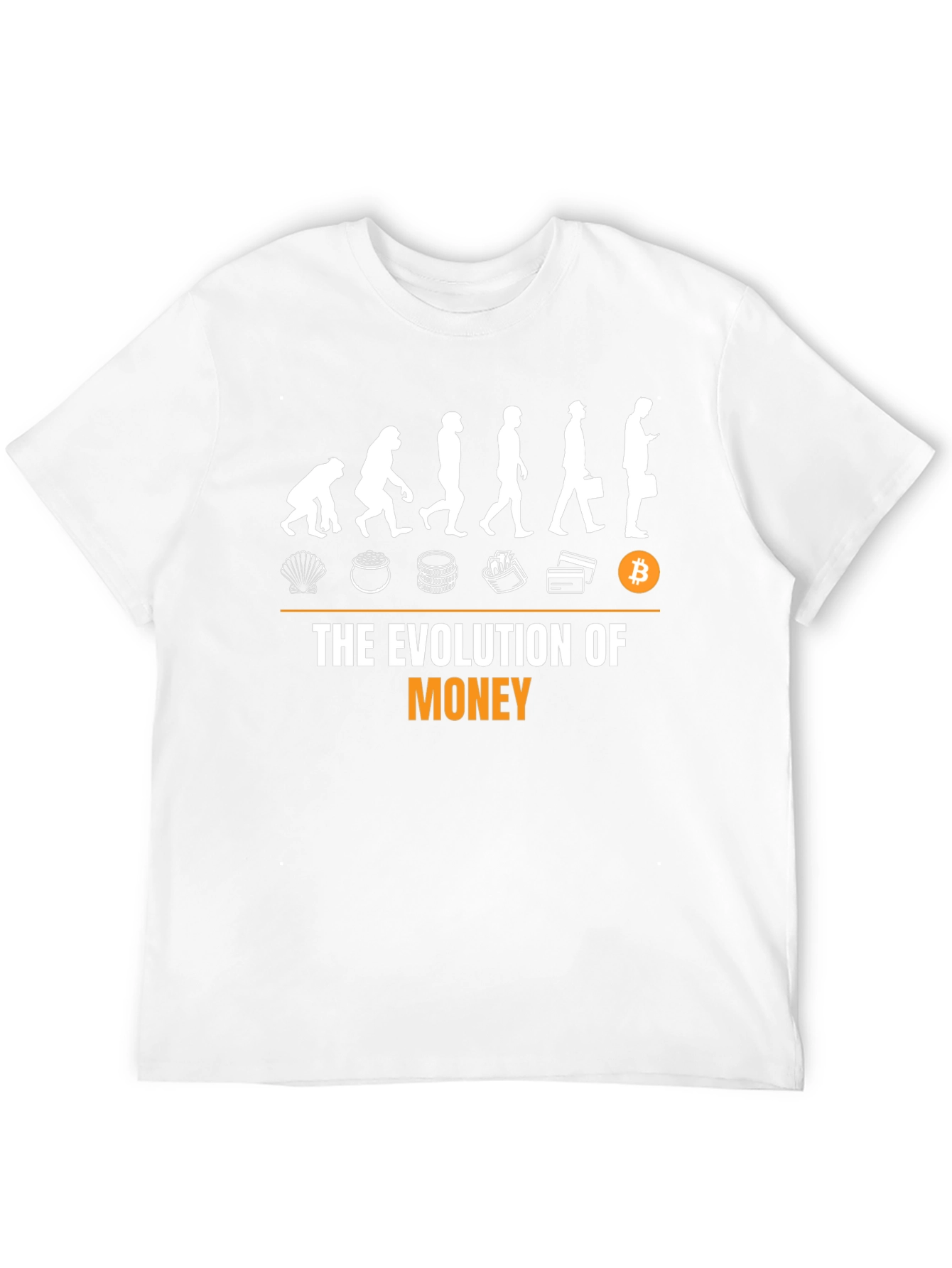 Evolution of Money T-Shirt - Crypto Bitcoin Tee
