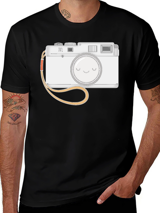 Retro Camera Graphic Tee - Fun Photography Shirt