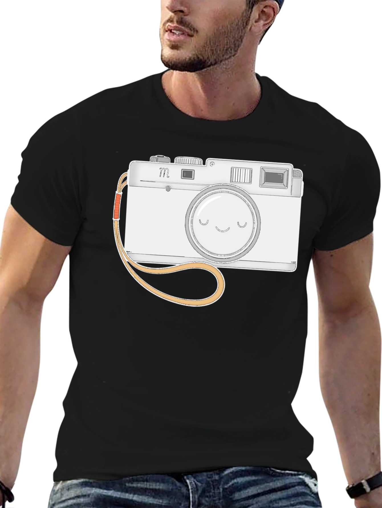 Retro Camera Graphic Tee - Fun Photography Shirt