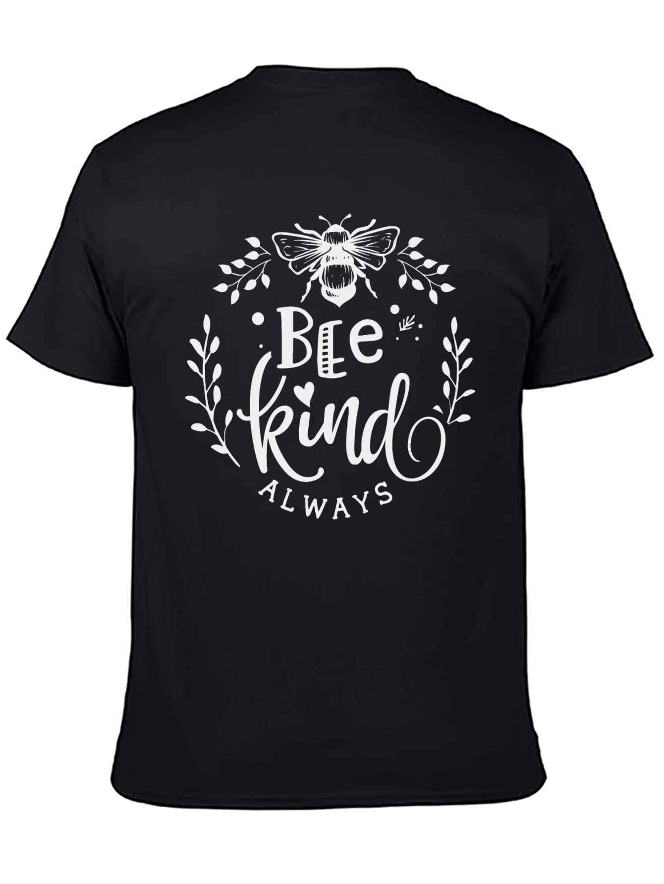 Bee Kind Always Black Graphic Tee
